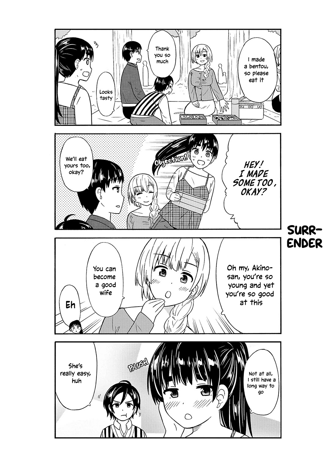 Usami-san Ha Kamawaretai! Chapter 31 page 3 - Chapter 31: The cherry blossoms are pretty!