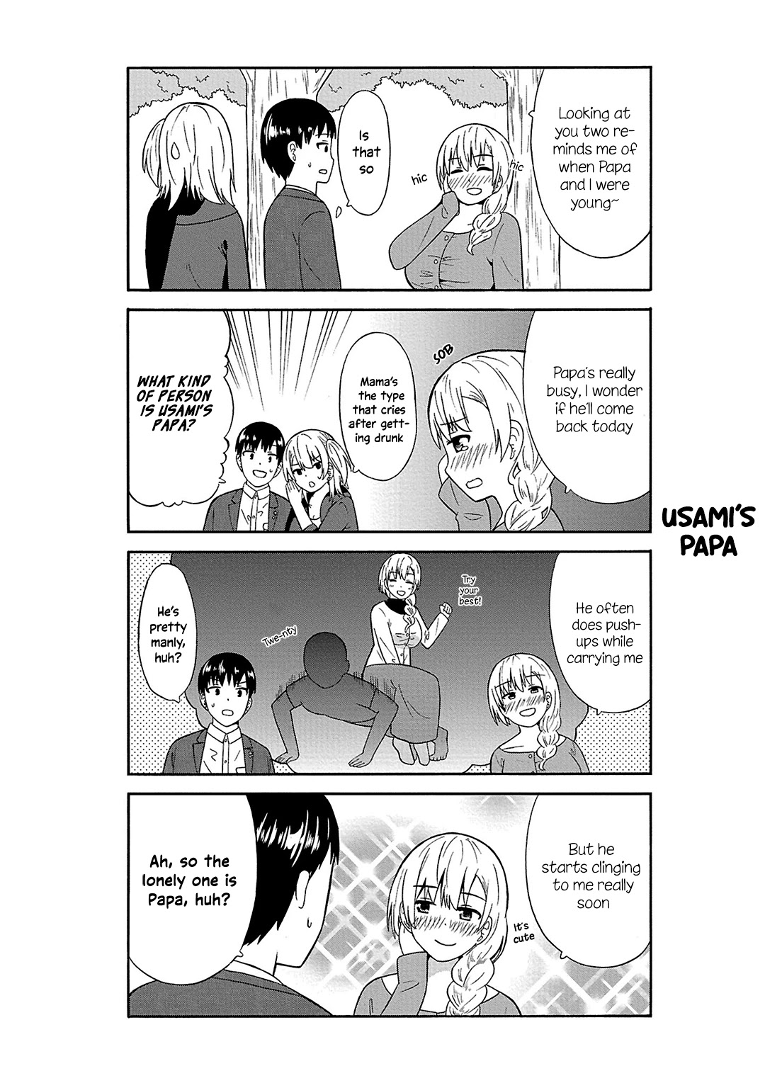 Usami-san Ha Kamawaretai! Chapter 31 page 7 - Chapter 31: The cherry blossoms are pretty!