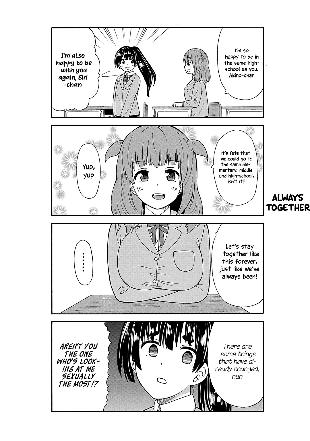 Usami-san Ha Kamawaretai! Chapter 32 page 3 - Chapter 32: Akino's joining our school!