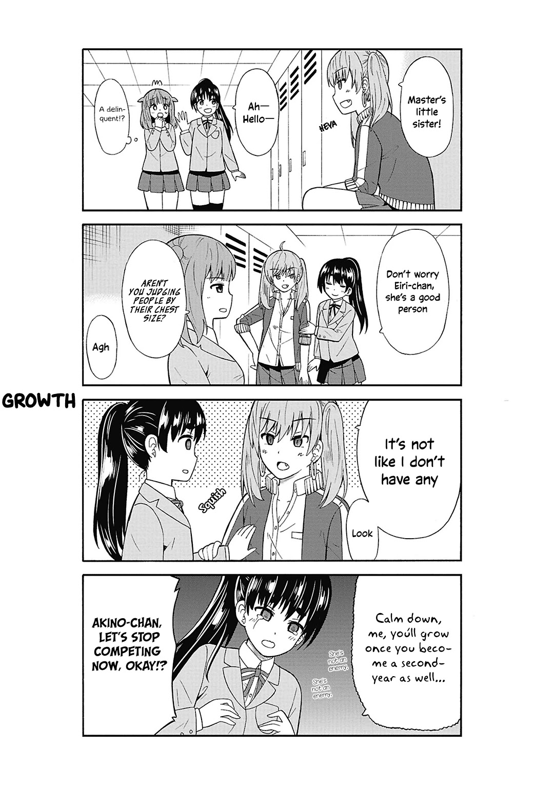 Usami-san Ha Kamawaretai! Chapter 32 page 6 - Chapter 32: Akino's joining our school!
