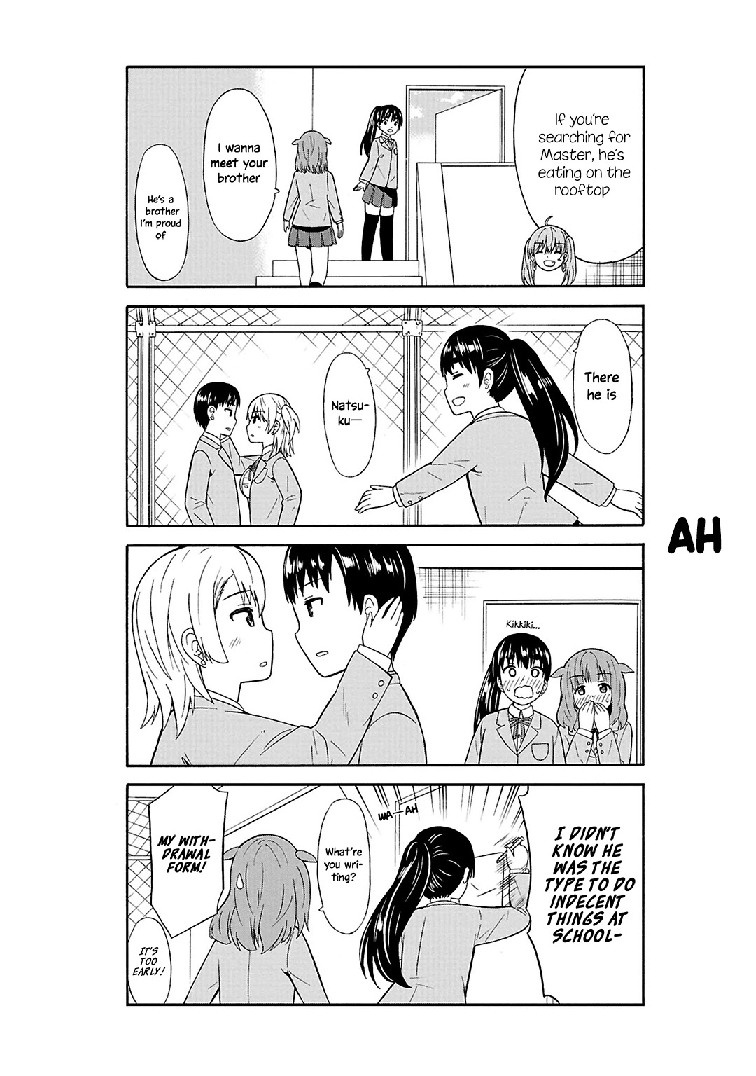 Usami-san Ha Kamawaretai! Chapter 32 page 7 - Chapter 32: Akino's joining our school!