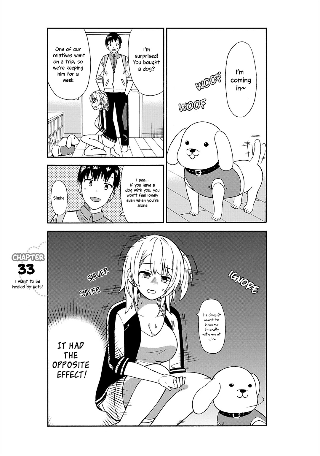 Usami-san Ha Kamawaretai! Chapter 33 page 2 - Chapter 33: I want to be healed by pets!