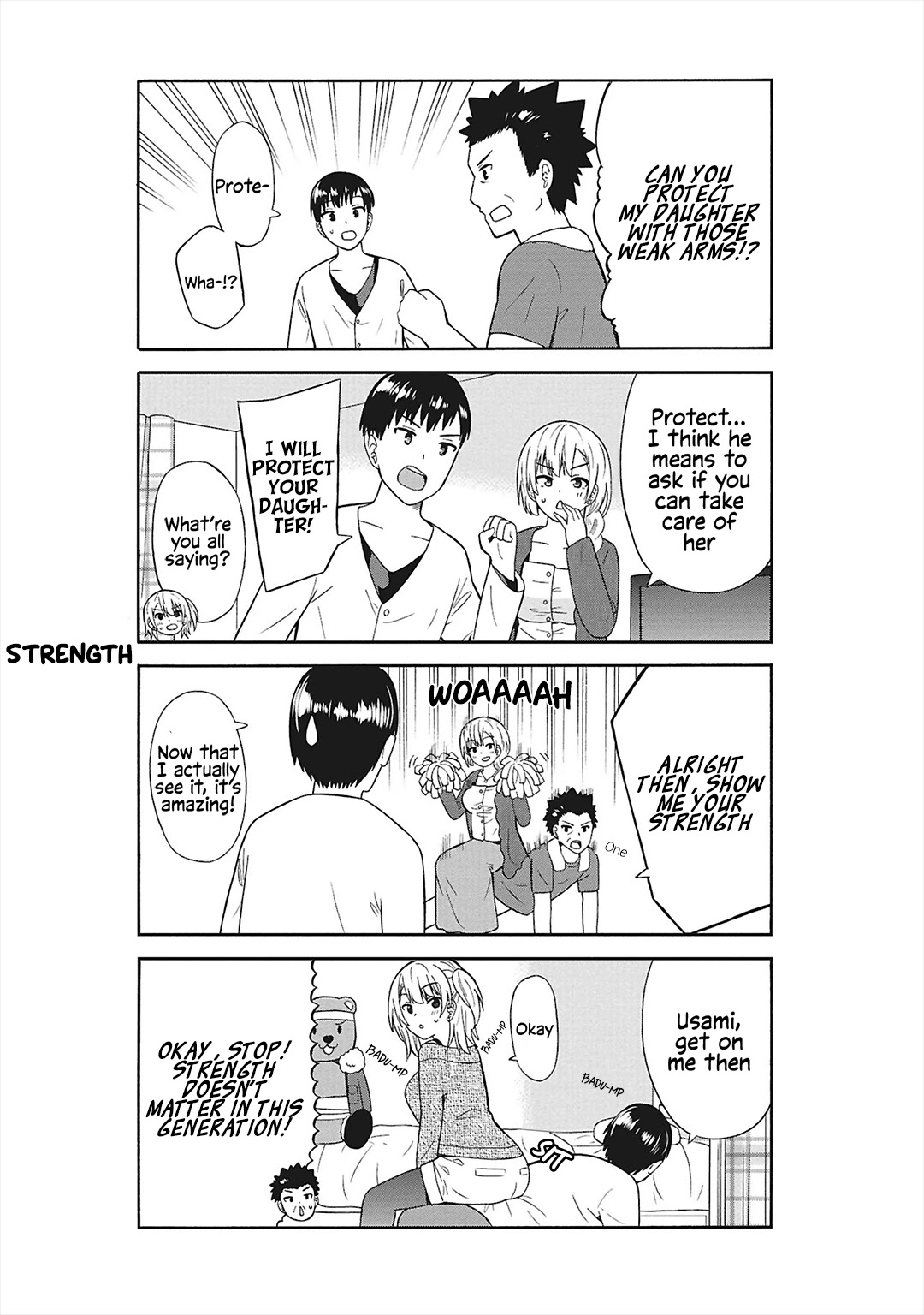 Usami-san Ha Kamawaretai! Chapter 34 page 6 - Chapter 34: Papa got a day off!