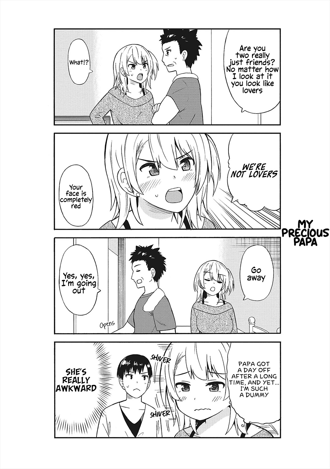 Usami-san Ha Kamawaretai! Chapter 34 page 7 - Chapter 34: Papa got a day off!