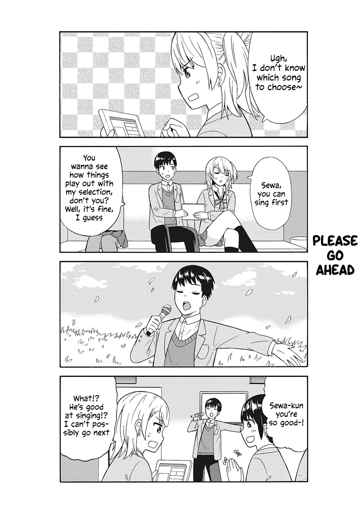 Usami-san Ha Kamawaretai! Chapter 35 page 3 - Chapter 35: I wanna have fun doing Karaoke!