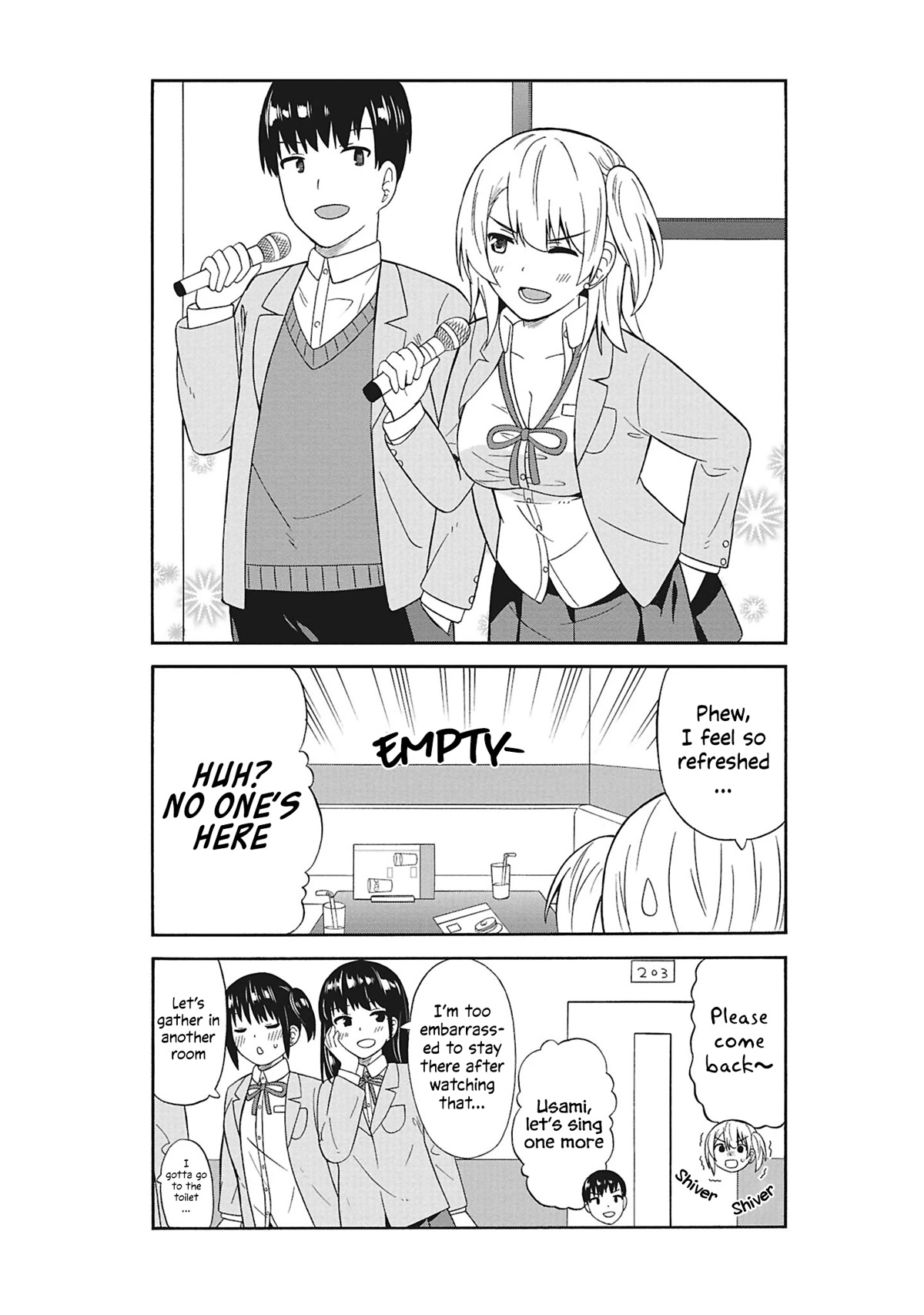 Usami-san Ha Kamawaretai! Chapter 35 page 9 - Chapter 35: I wanna have fun doing Karaoke!