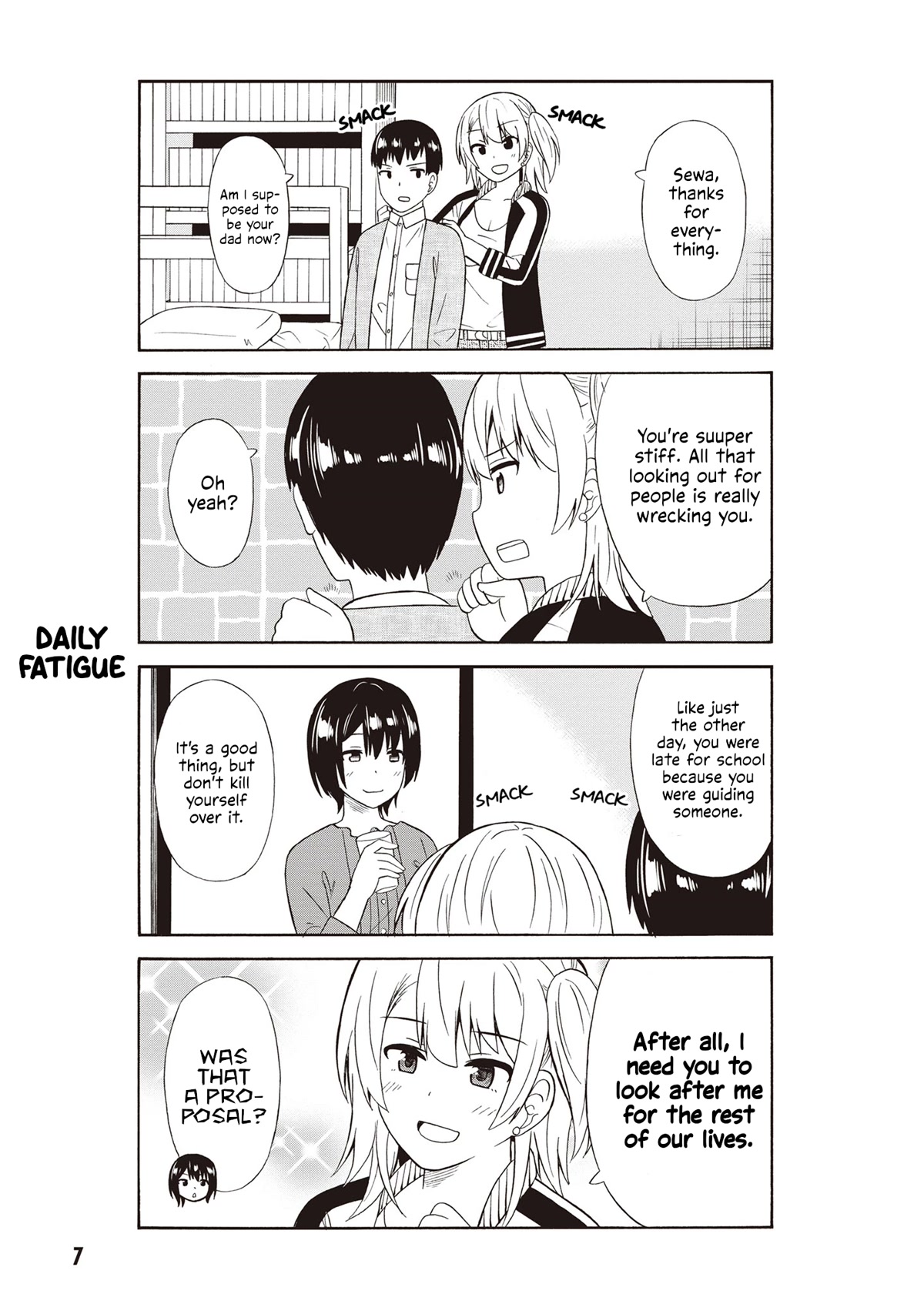 Usami-san Ha Kamawaretai! Chapter 36 page 5 - Chapter 36: Today you're not allowed to take care of us.