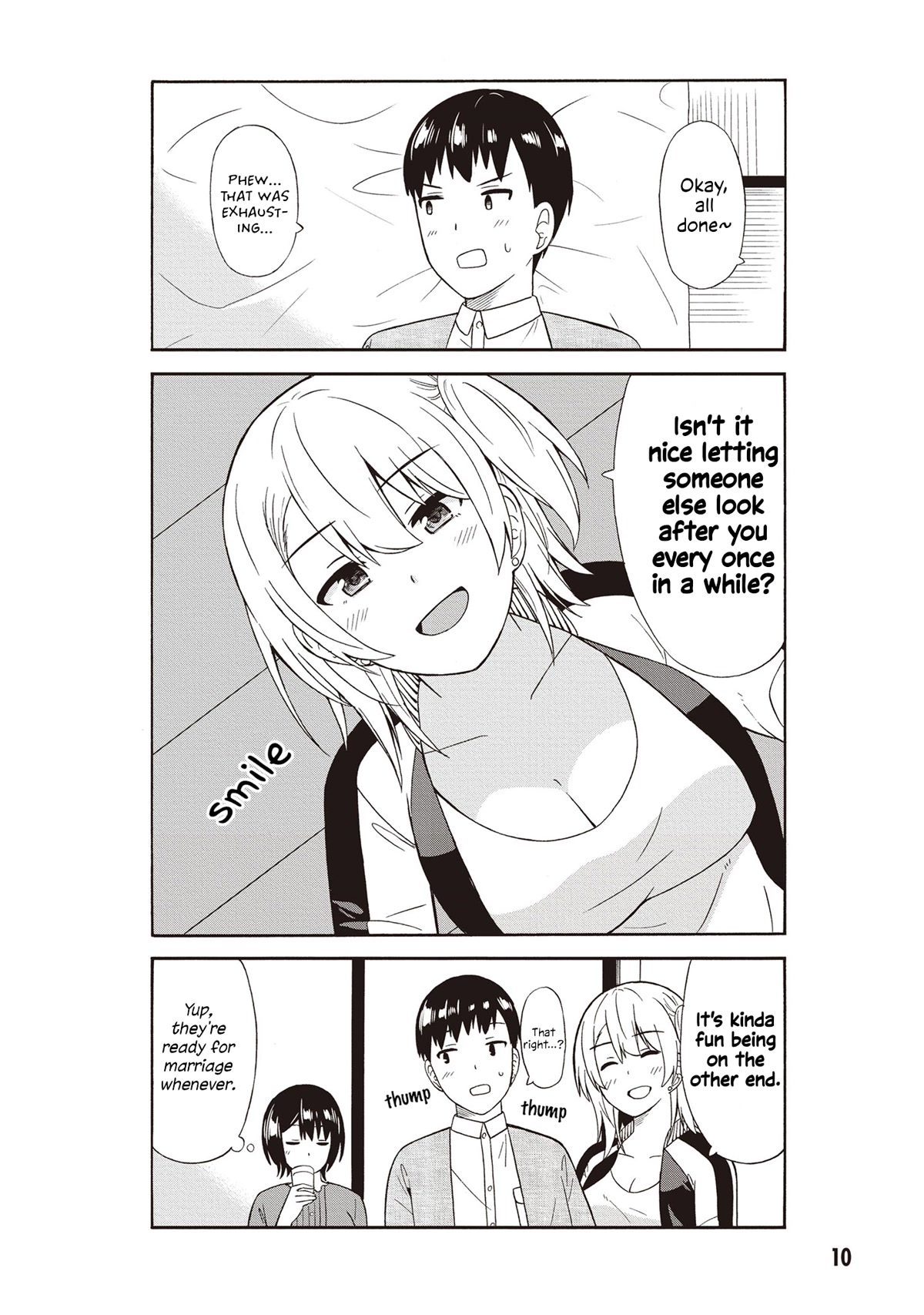 Usami-san Ha Kamawaretai! Chapter 36 page 8 - Chapter 36: Today you're not allowed to take care of us.