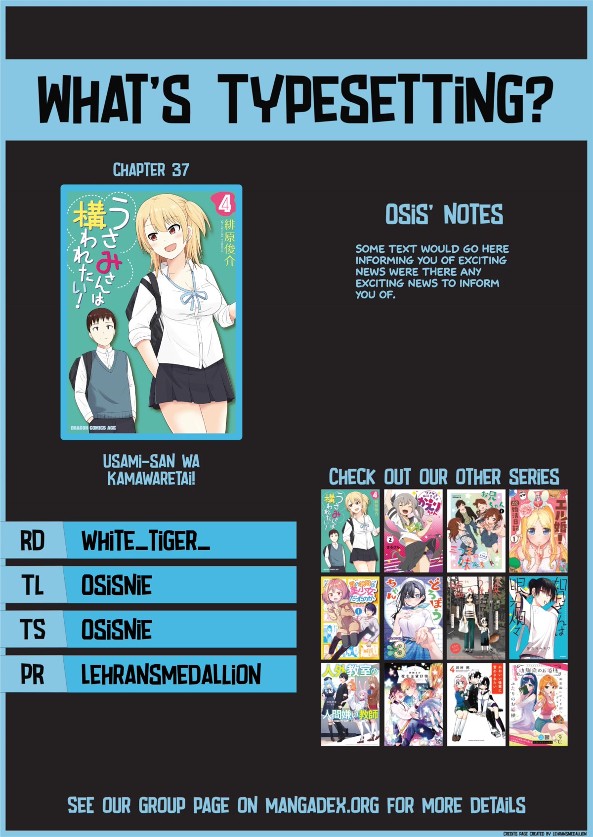 Usami-san Ha Kamawaretai! Chapter 37 page 10 - Chapter 37: I want to celebrate her starting high school.