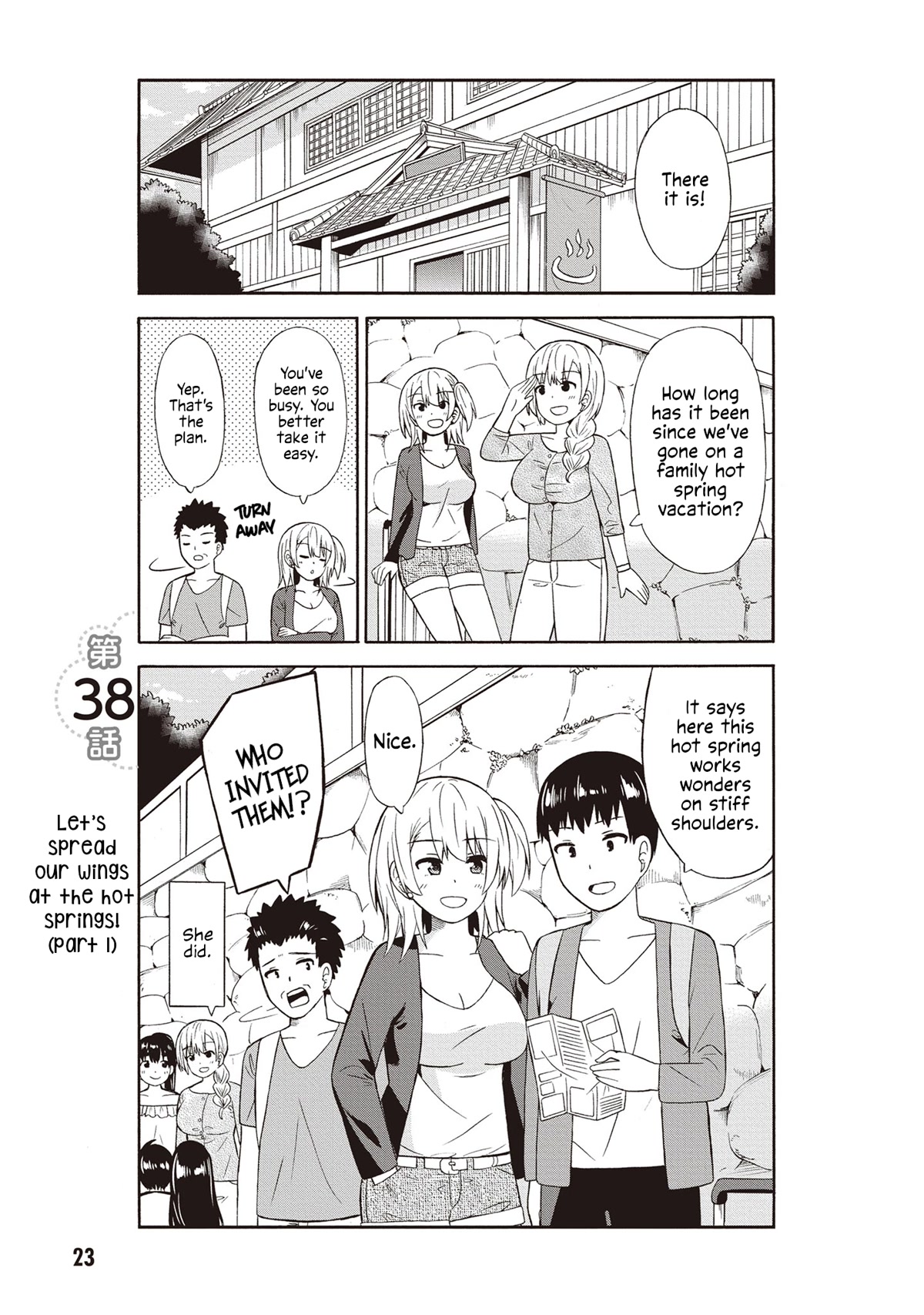 Usami-san Ha Kamawaretai! Chapter 38 page 1 - Chapter 38: Let's spread our wings at the hot springs! (Part 1)