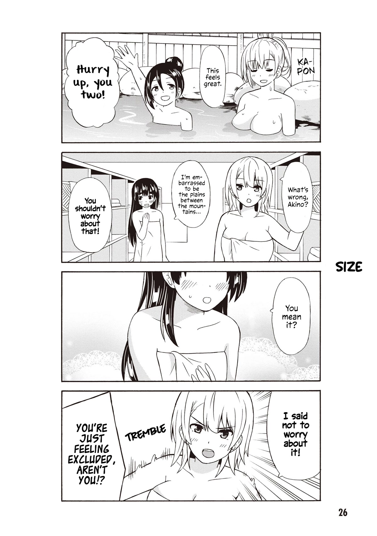 Usami-san Ha Kamawaretai! Chapter 38 page 4 - Chapter 38: Let's spread our wings at the hot springs! (Part 1)
