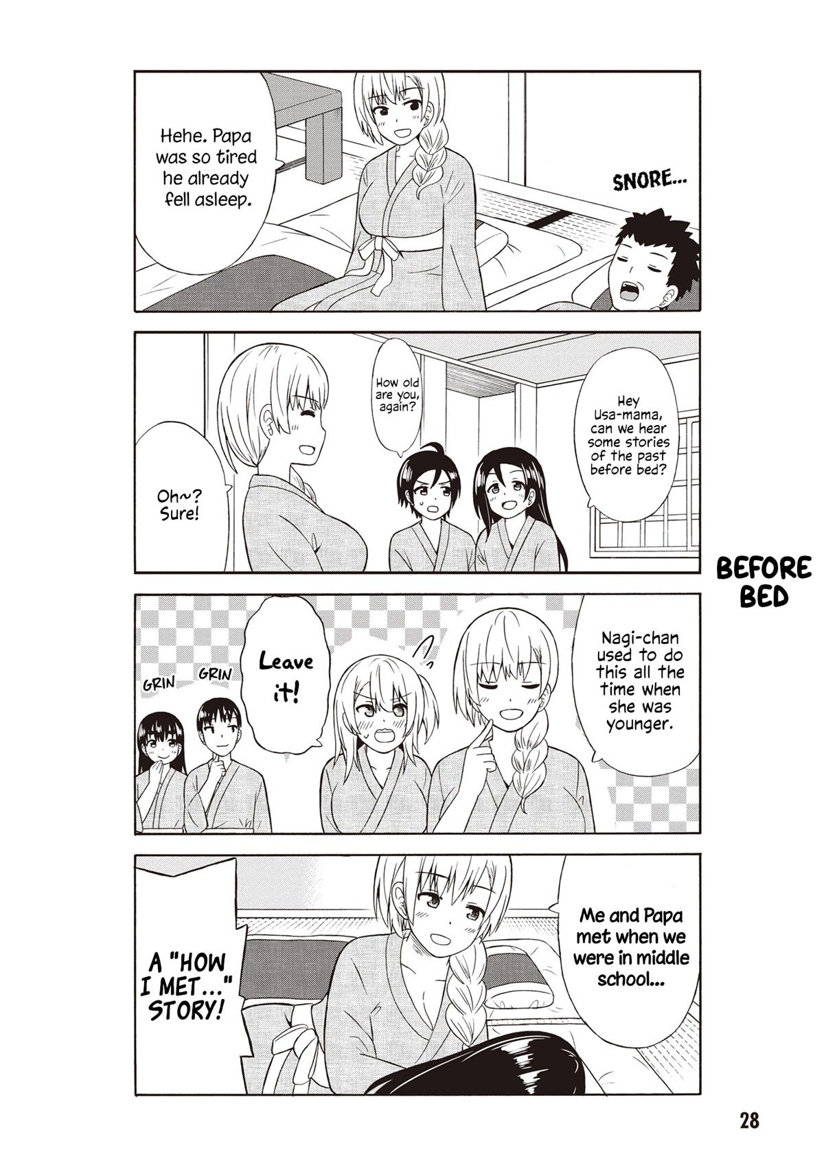 Usami-san Ha Kamawaretai! Chapter 38 page 6 - Chapter 38: Let's spread our wings at the hot springs! (Part 1)