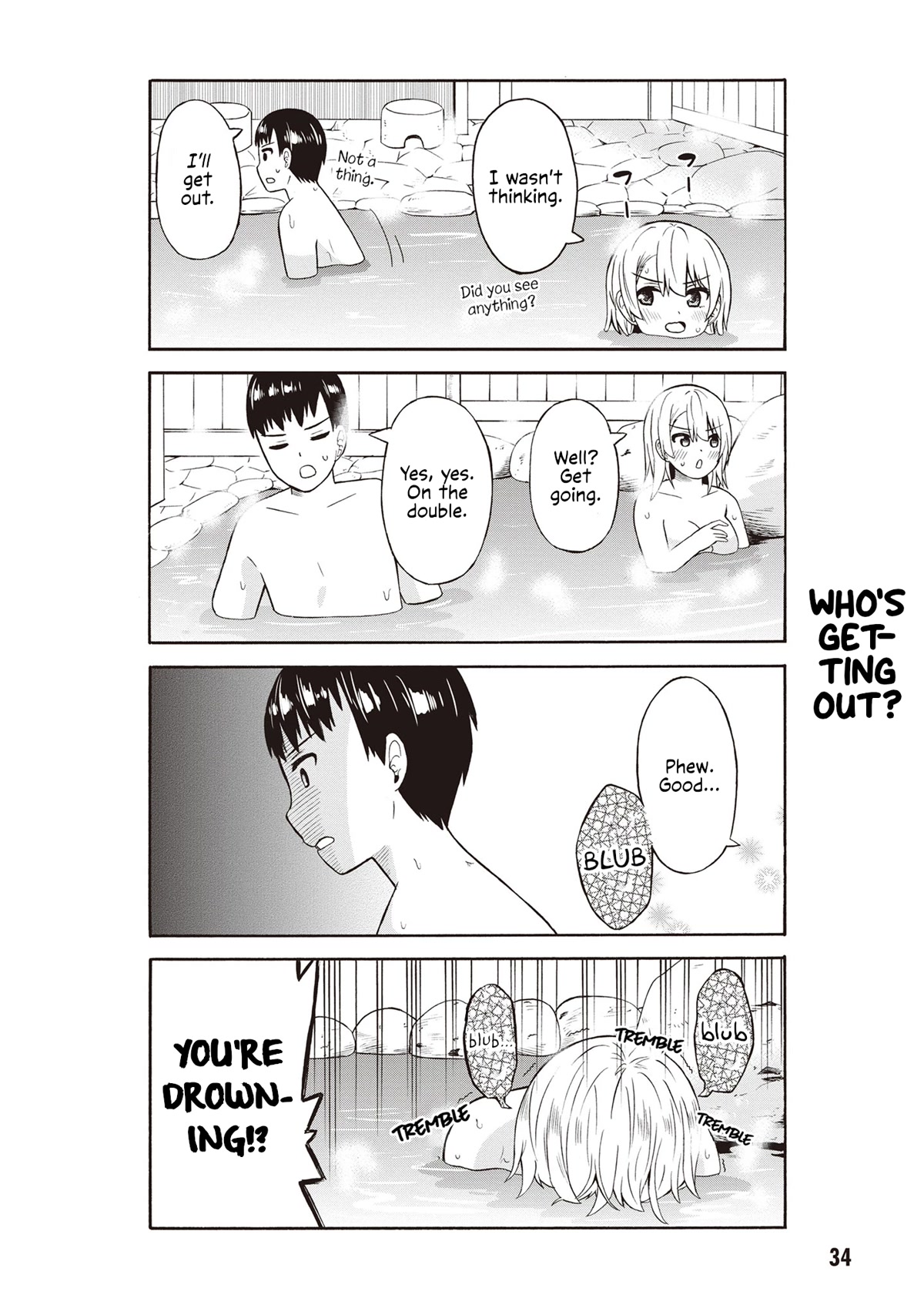 Usami-san Ha Kamawaretai! Chapter 39 page 2 - Chapter 39: Let's spread our wings at the hot springs! (Part 2)