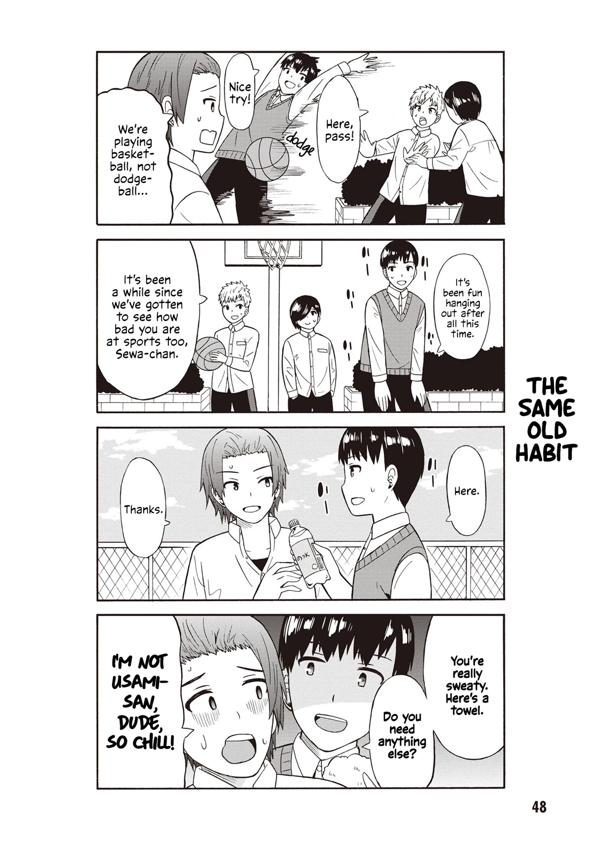 Usami-san Ha Kamawaretai! Chapter 40 page 6 - Chapter 40: Go play with them sometimes!