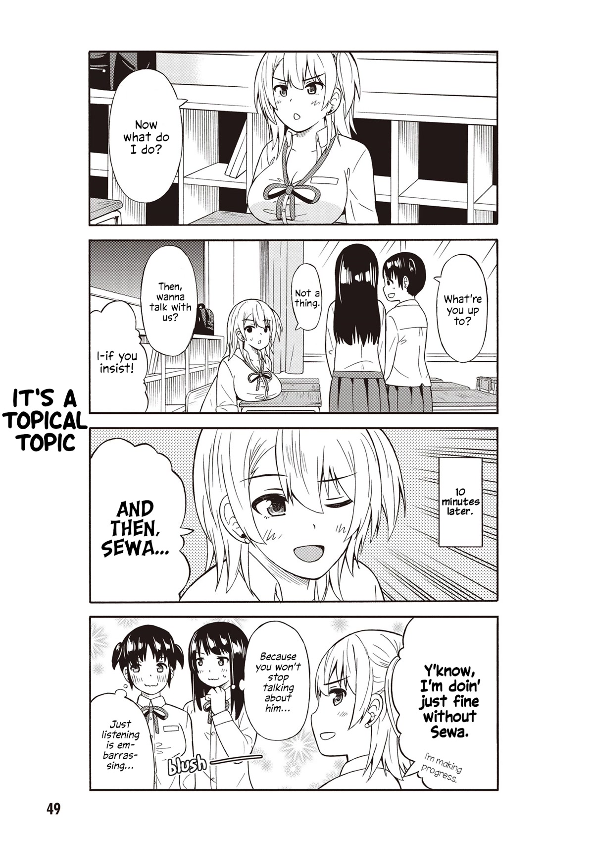 Usami-san Ha Kamawaretai! Chapter 40 page 7 - Chapter 40: Go play with them sometimes!