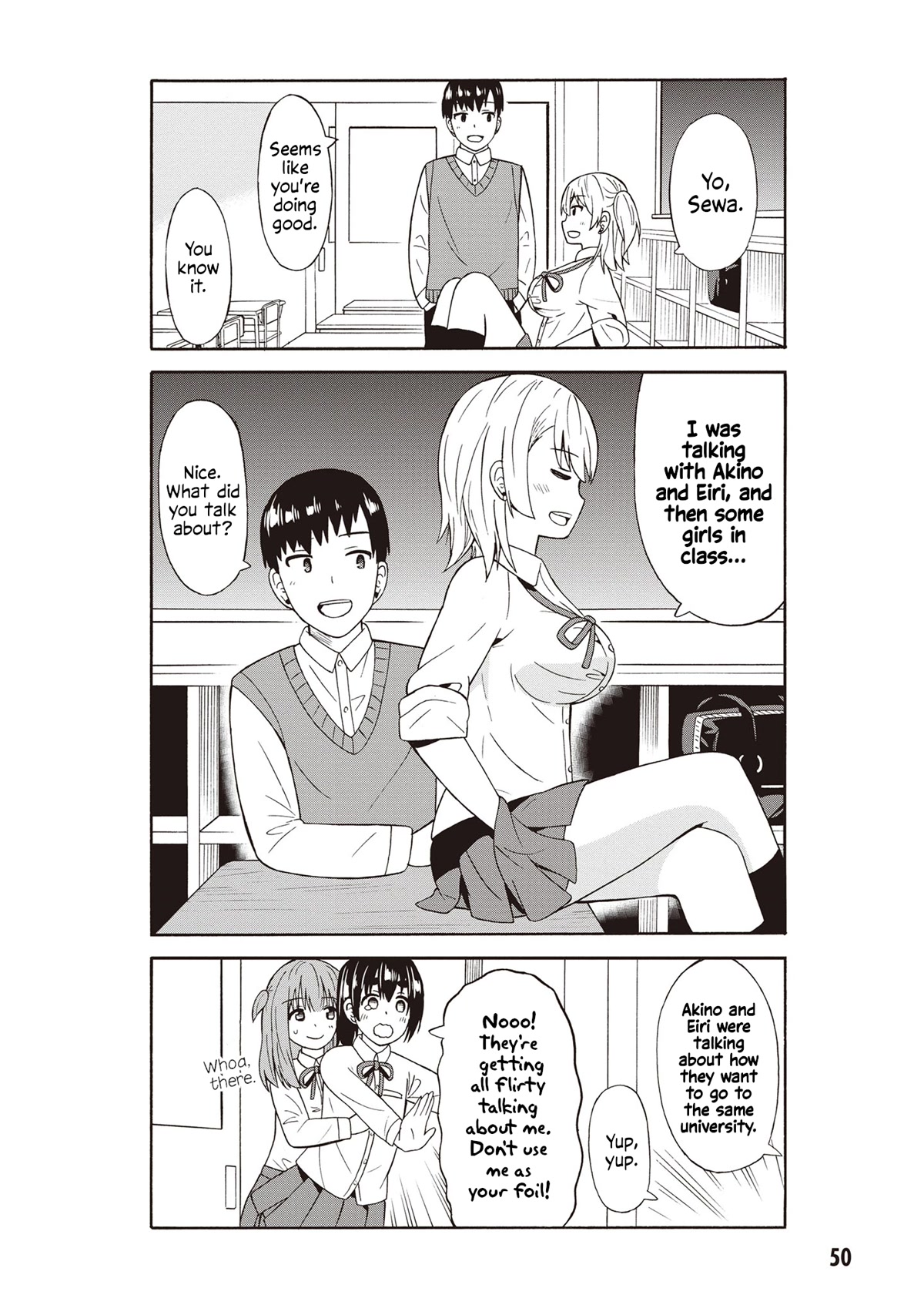 Usami-san Ha Kamawaretai! Chapter 40 page 8 - Chapter 40: Go play with them sometimes!