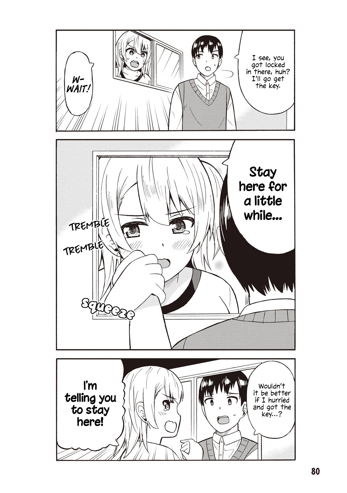 Usami-san Ha Kamawaretai! Chapter 43 page 8 - Chapter 43: I'm locked in here!