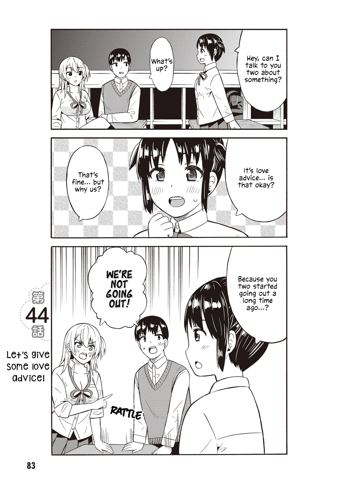 Usami-san Ha Kamawaretai! Chapter 44 page 1 - Chapter 44: Let's give some love advice!