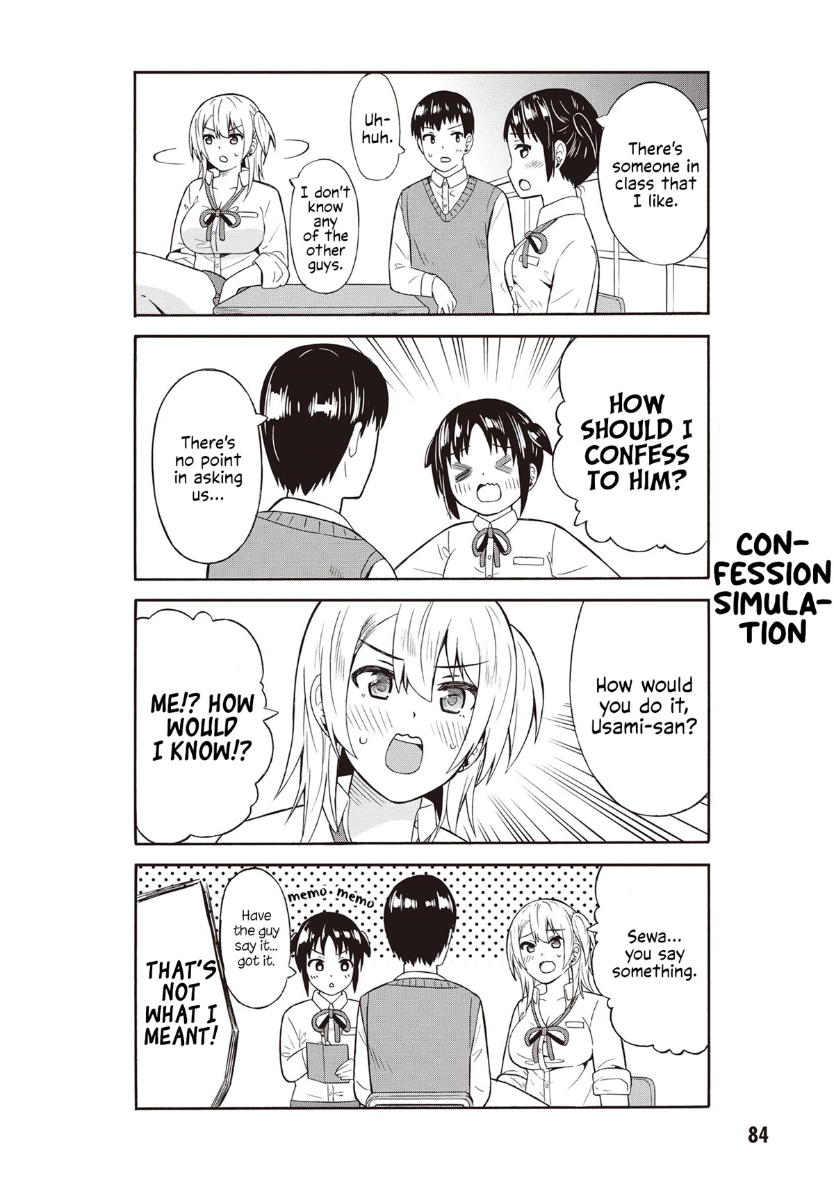 Usami-san Ha Kamawaretai! Chapter 44 page 2 - Chapter 44: Let's give some love advice!
