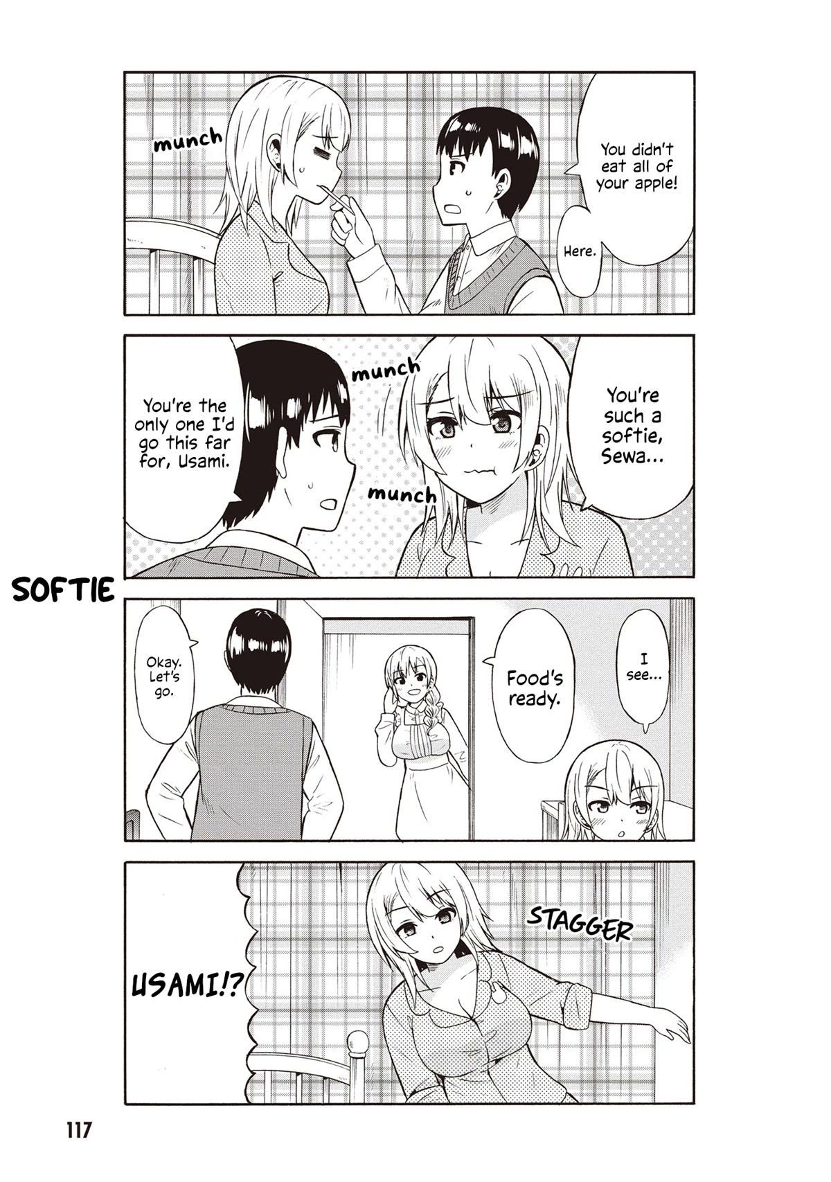 Usami-san Ha Kamawaretai! Chapter 47 page 5 - Chapter 47: I'm gonna rest...