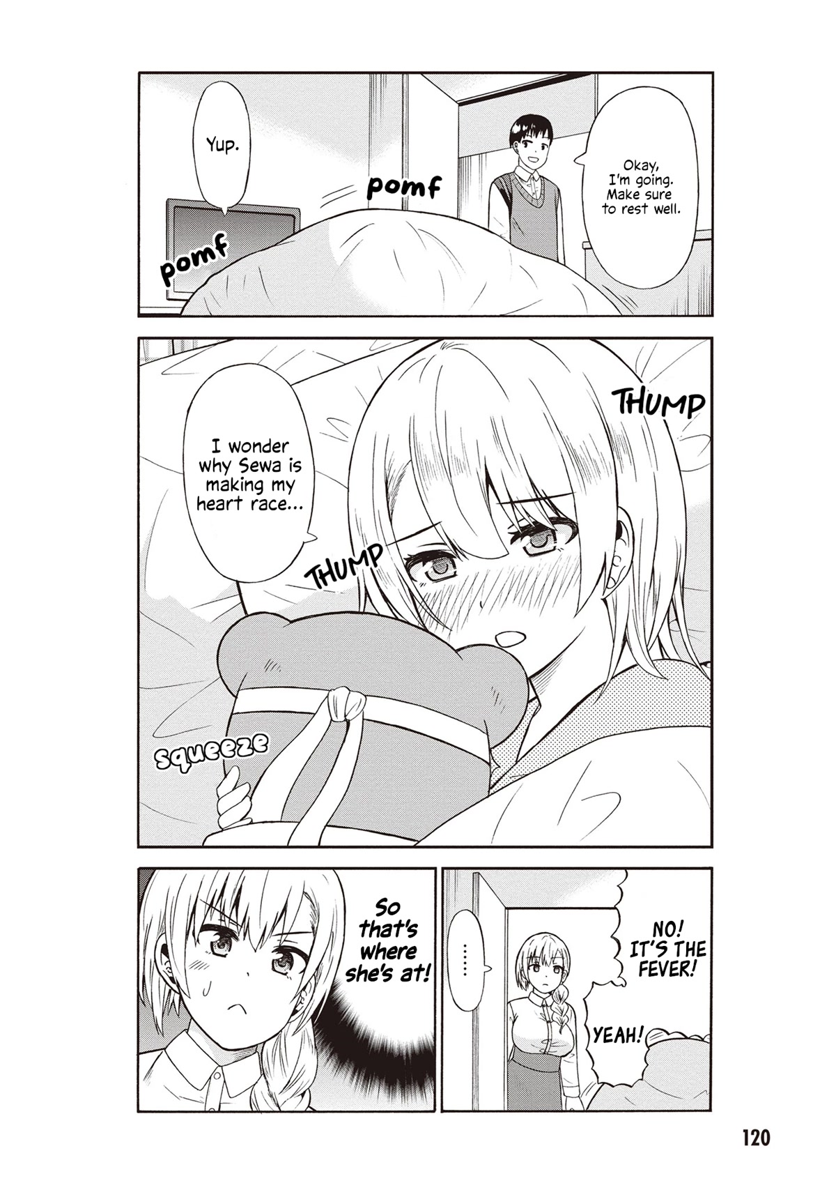 Usami-san Ha Kamawaretai! Chapter 47 page 8 - Chapter 47: I'm gonna rest...