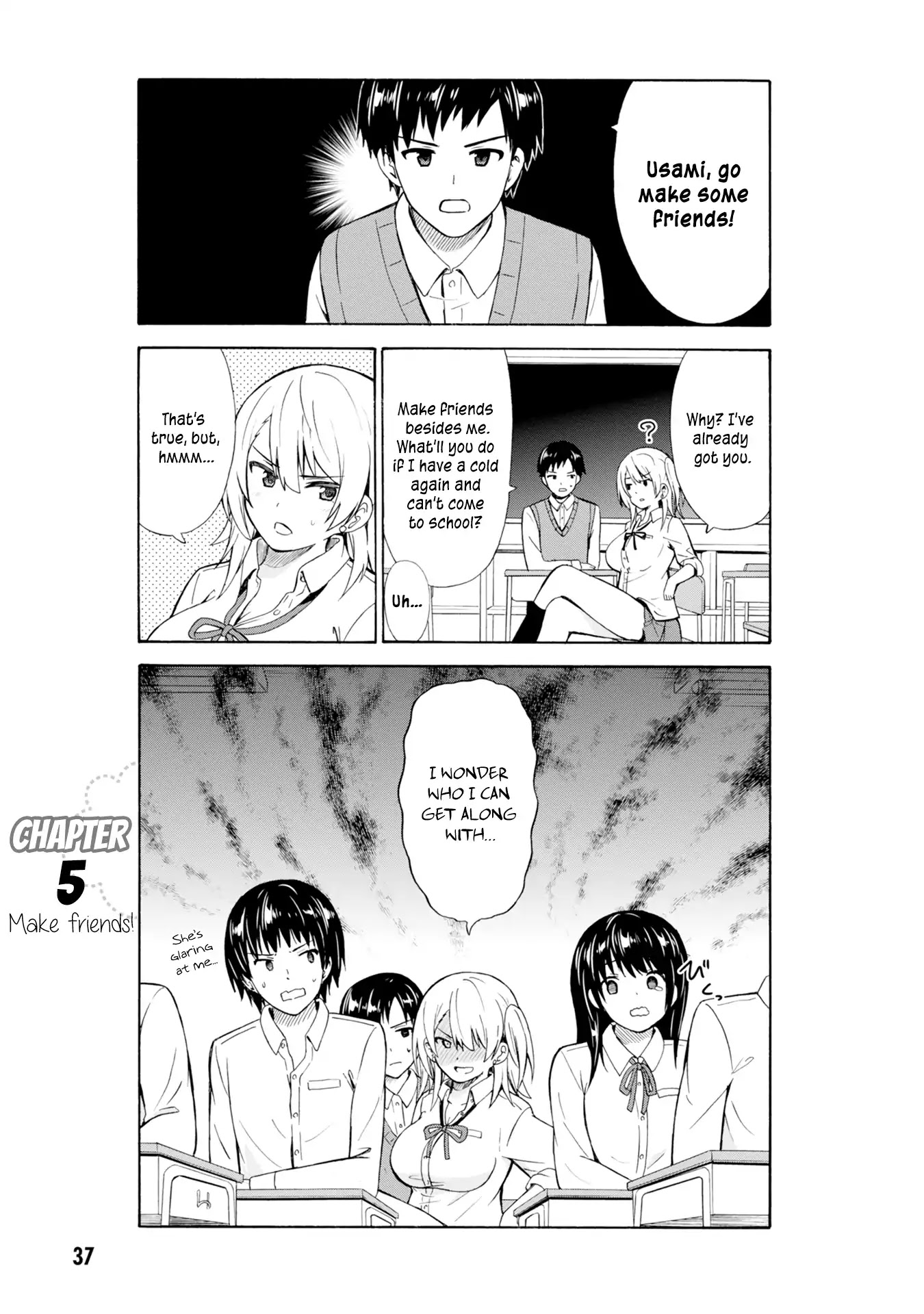 Usami-san Ha Kamawaretai! Chapter 5 page 2 - Chapter 5: Make friends!