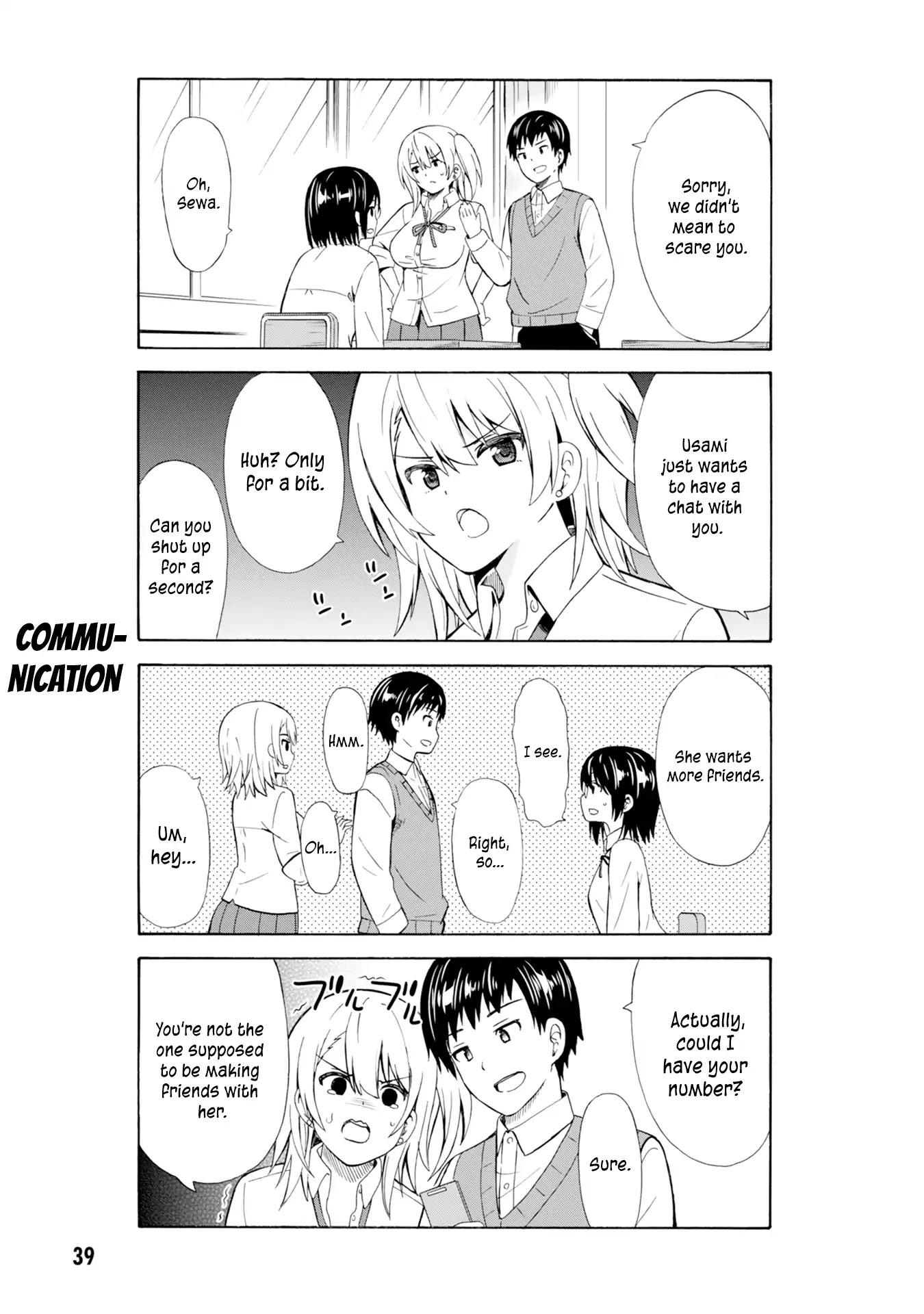 Usami-san Ha Kamawaretai! Chapter 5 page 4 - Chapter 5: Make friends!