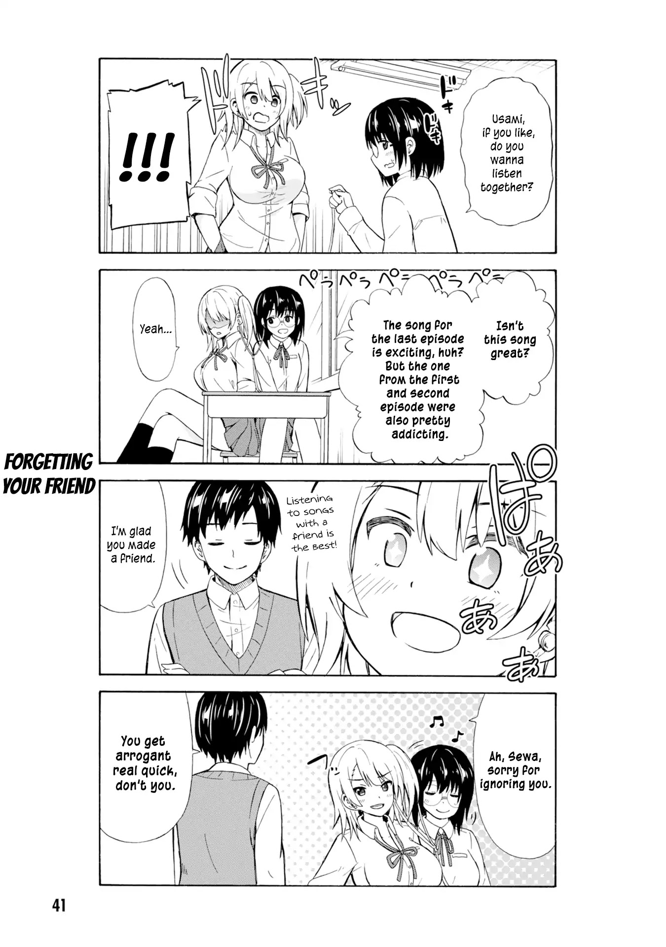 Usami-san Ha Kamawaretai! Chapter 5 page 6 - Chapter 5: Make friends!