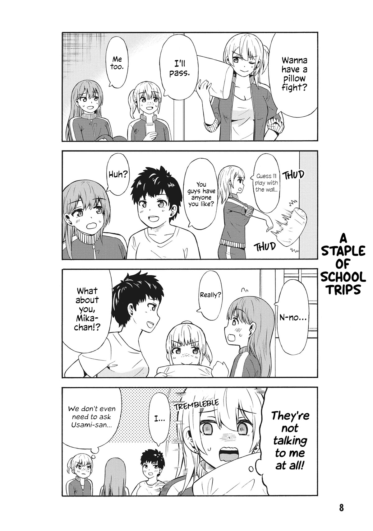 Usami-san Ha Kamawaretai! Chapter 51 page 6 - Chapter 51: Let's fully enjoy our school trip! (Part 1)
