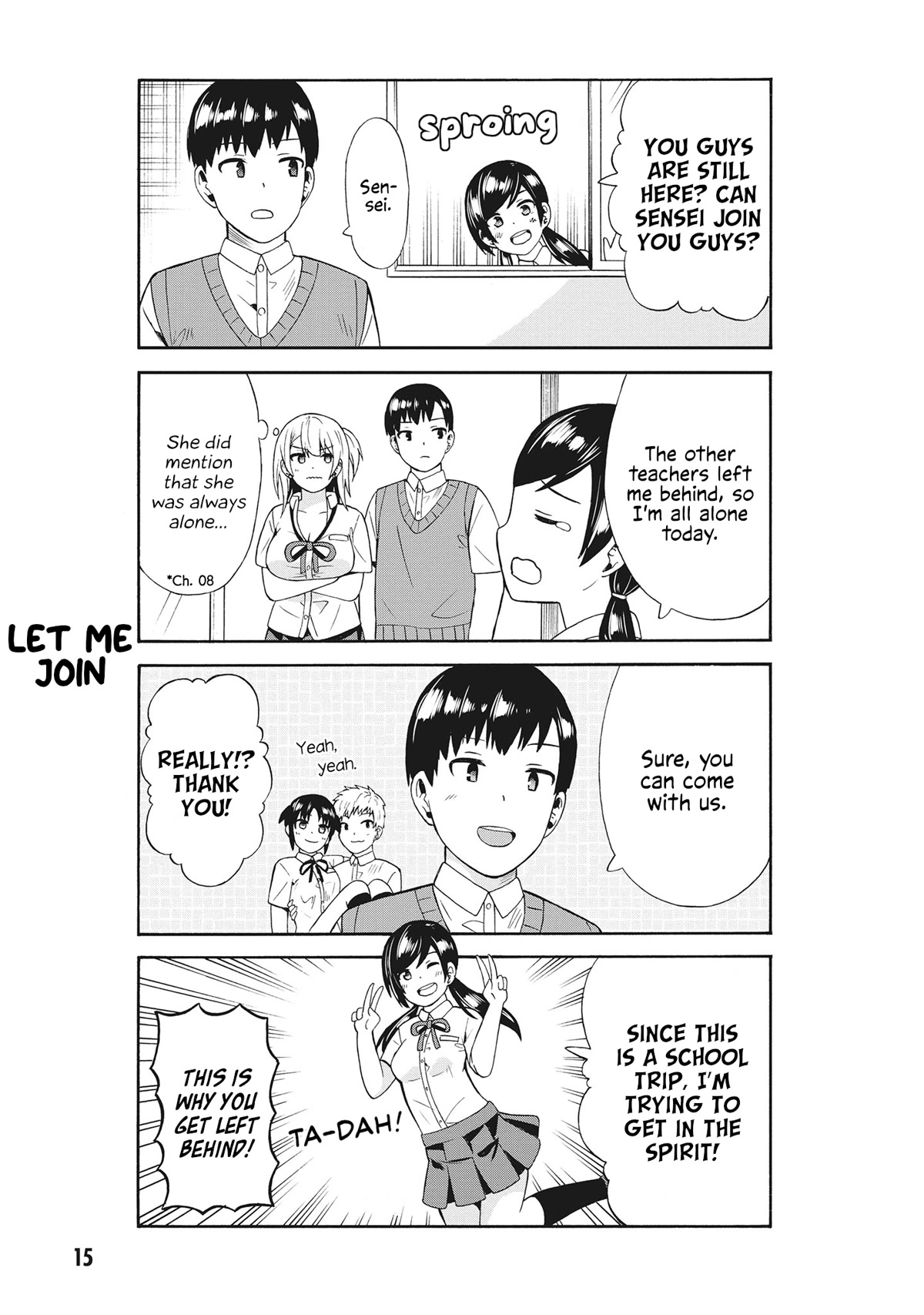 Usami-san Ha Kamawaretai! Chapter 52 page 3 - Chapter 52: Let's fully enjoy our school trip! (Part 2)