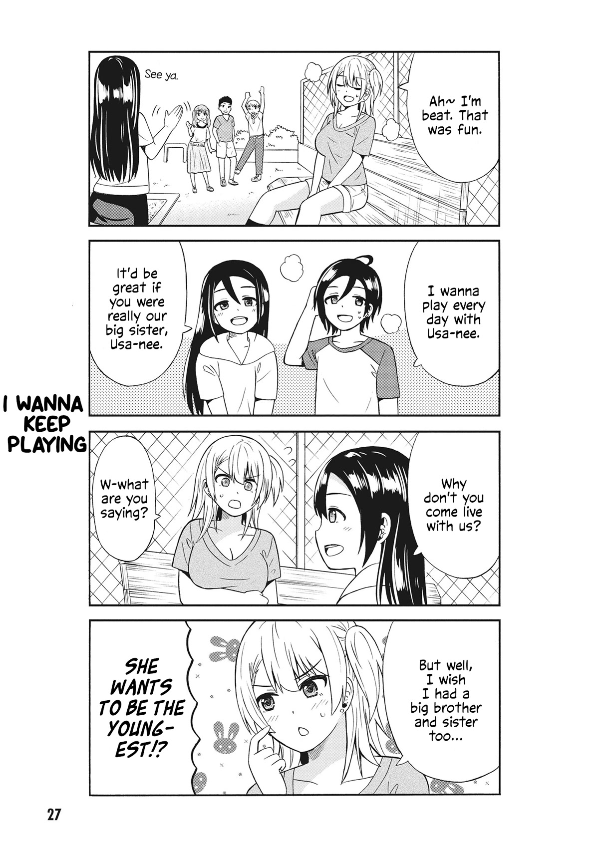 Usami-san Ha Kamawaretai! Chapter 53 page 7 - Chapter 53: I wanna be a grade schooler again...