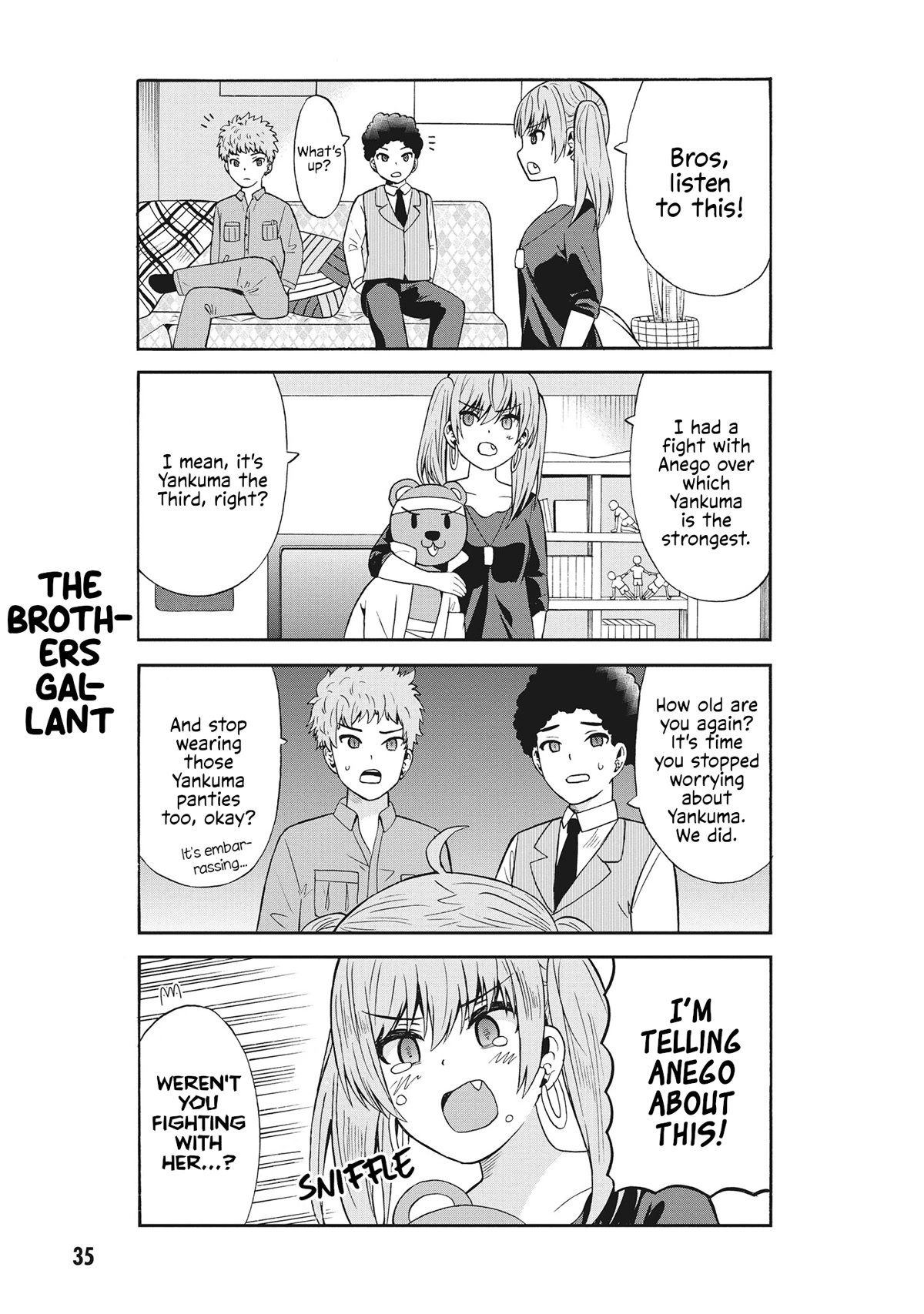 Usami-san Ha Kamawaretai! Chapter 54 page 5 - Chapter 54: Fights between delinquents are scary!