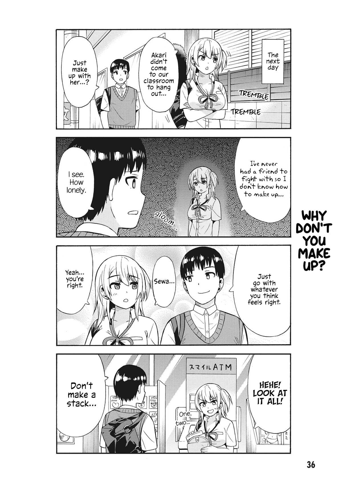 Usami-san Ha Kamawaretai! Chapter 54 page 6 - Chapter 54: Fights between delinquents are scary!
