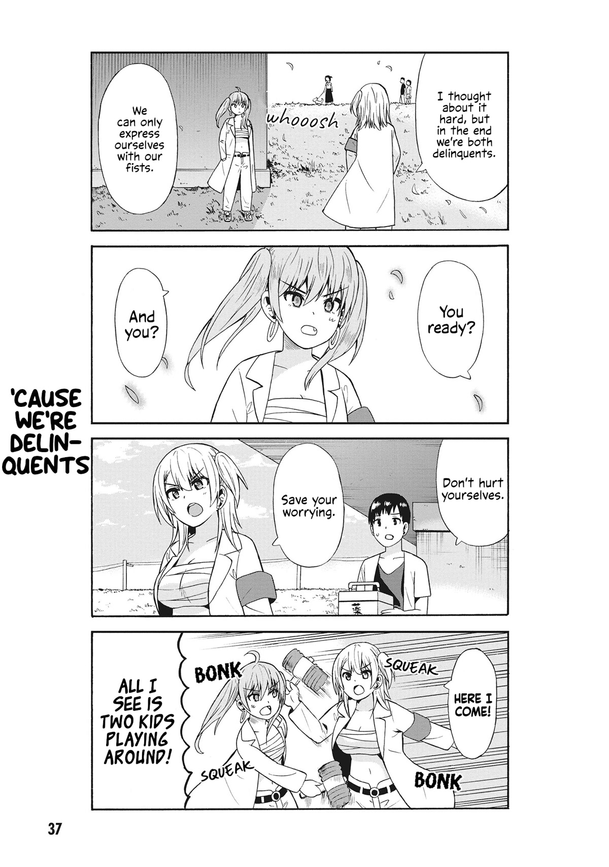 Usami-san Ha Kamawaretai! Chapter 54 page 7 - Chapter 54: Fights between delinquents are scary!