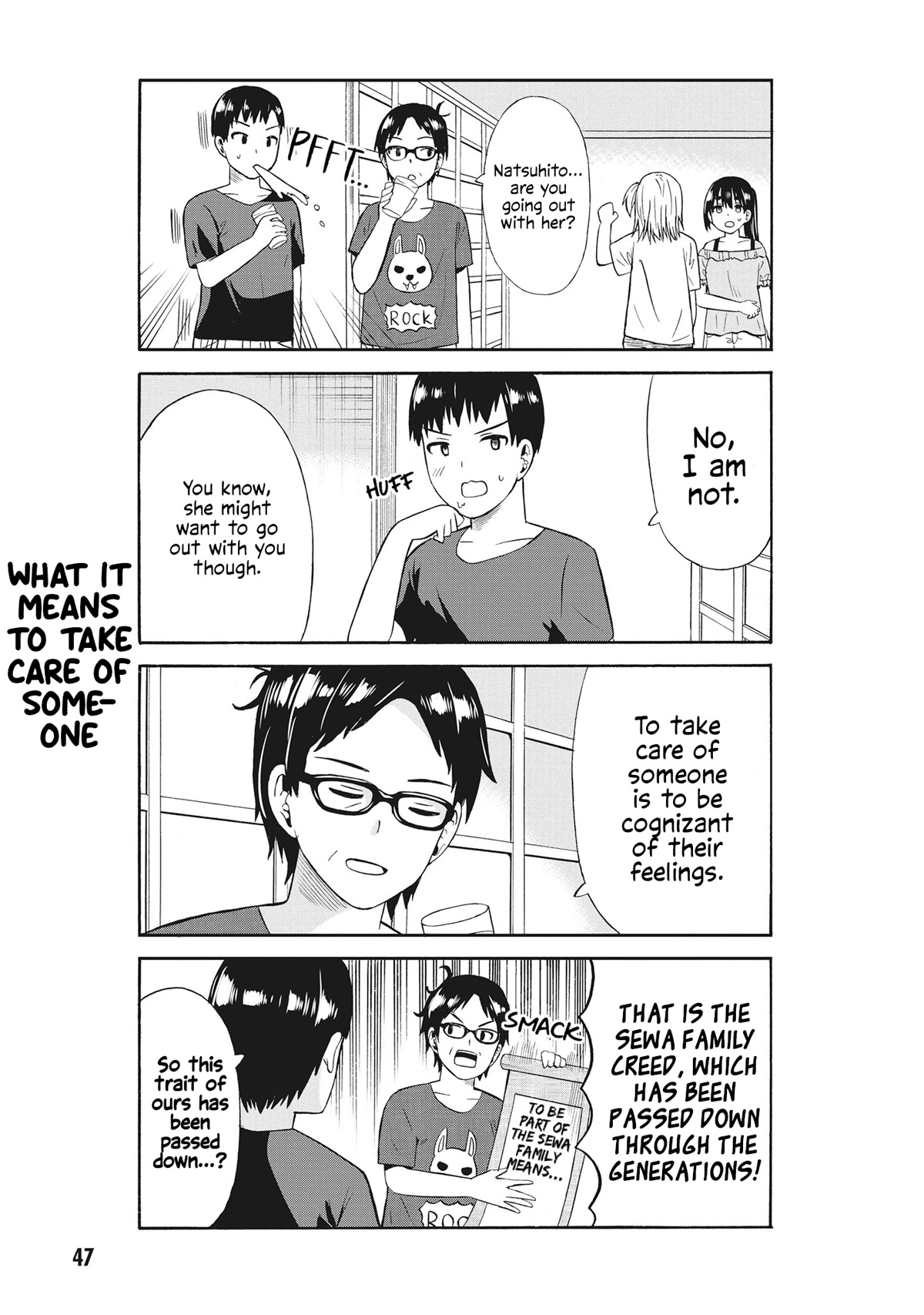 Usami-san Ha Kamawaretai! Chapter 55 page 7 - Chapter 55: The most caring person in the world showed up!