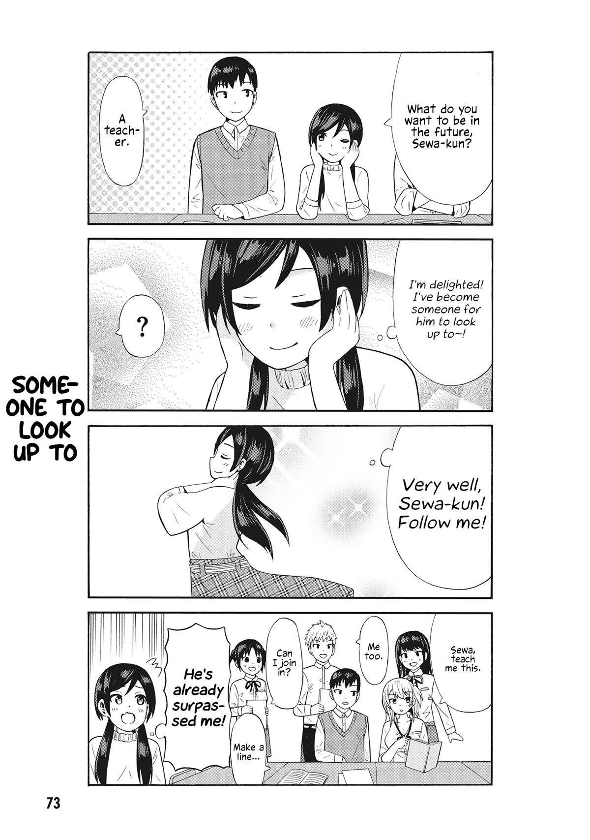 Usami-san Ha Kamawaretai! Chapter 58 page 5 - Chapter 58: I'm gonna study hard for entrance exams!