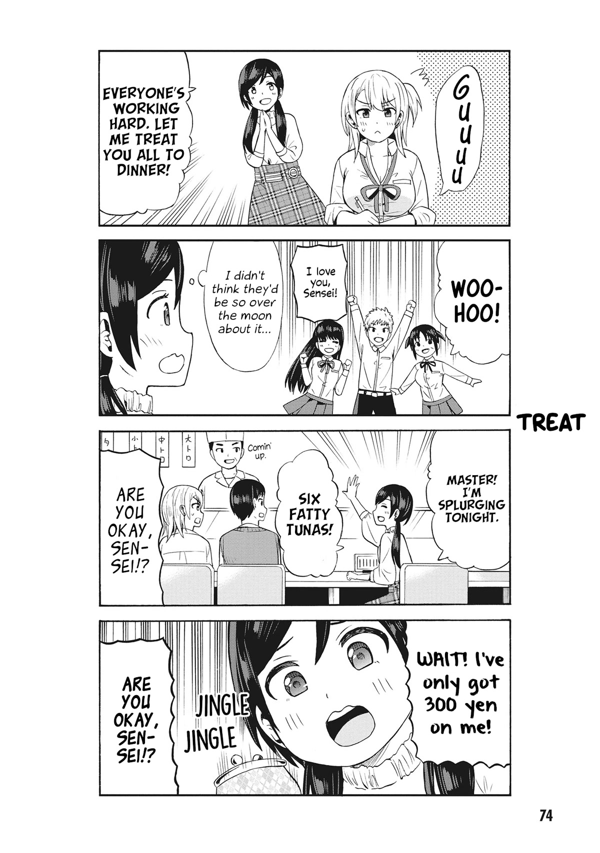 Usami-san Ha Kamawaretai! Chapter 58 page 6 - Chapter 58: I'm gonna study hard for entrance exams!
