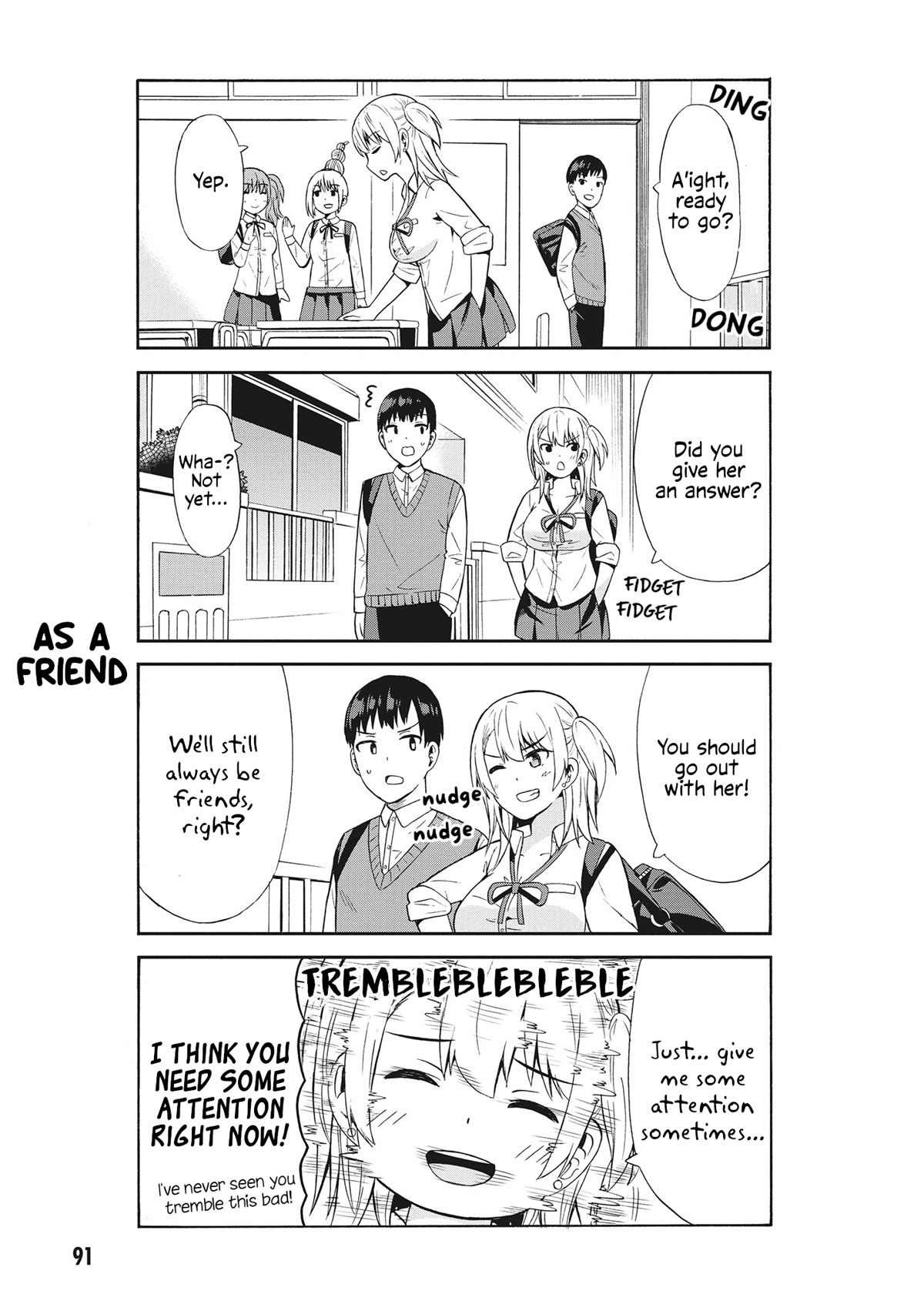 Usami-san Ha Kamawaretai! Chapter 60 page 5 - Chapter 60: Let's take a step forward!