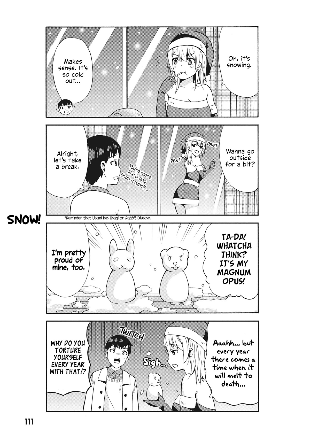 Usami-san Ha Kamawaretai! Chapter 62 page 5 - Chapter 62: I wanna get into the Christmas spirit!
