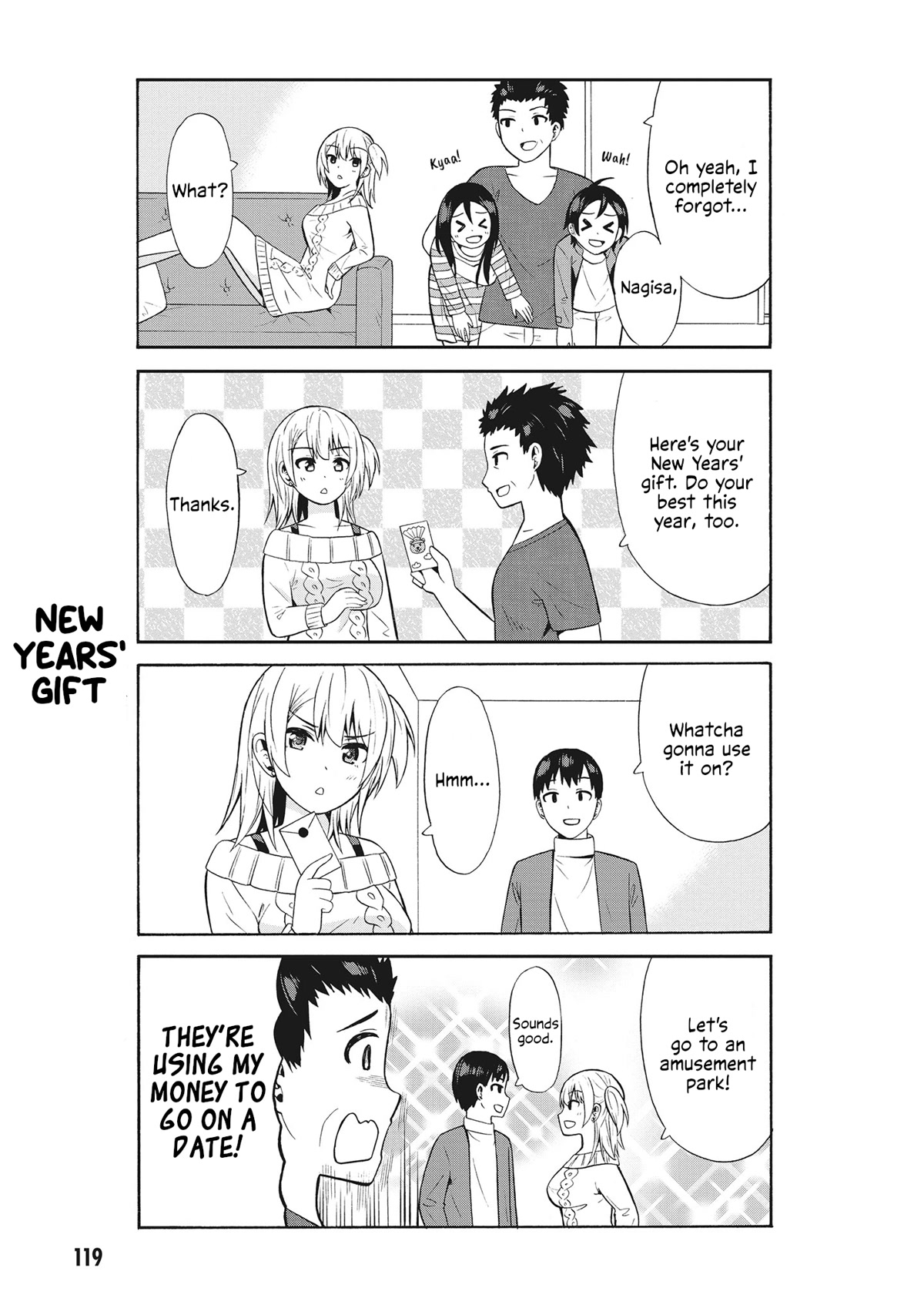 Usami-san Ha Kamawaretai! Chapter 63 page 3 - Chapter 63: The grand family meeting is about to begin!