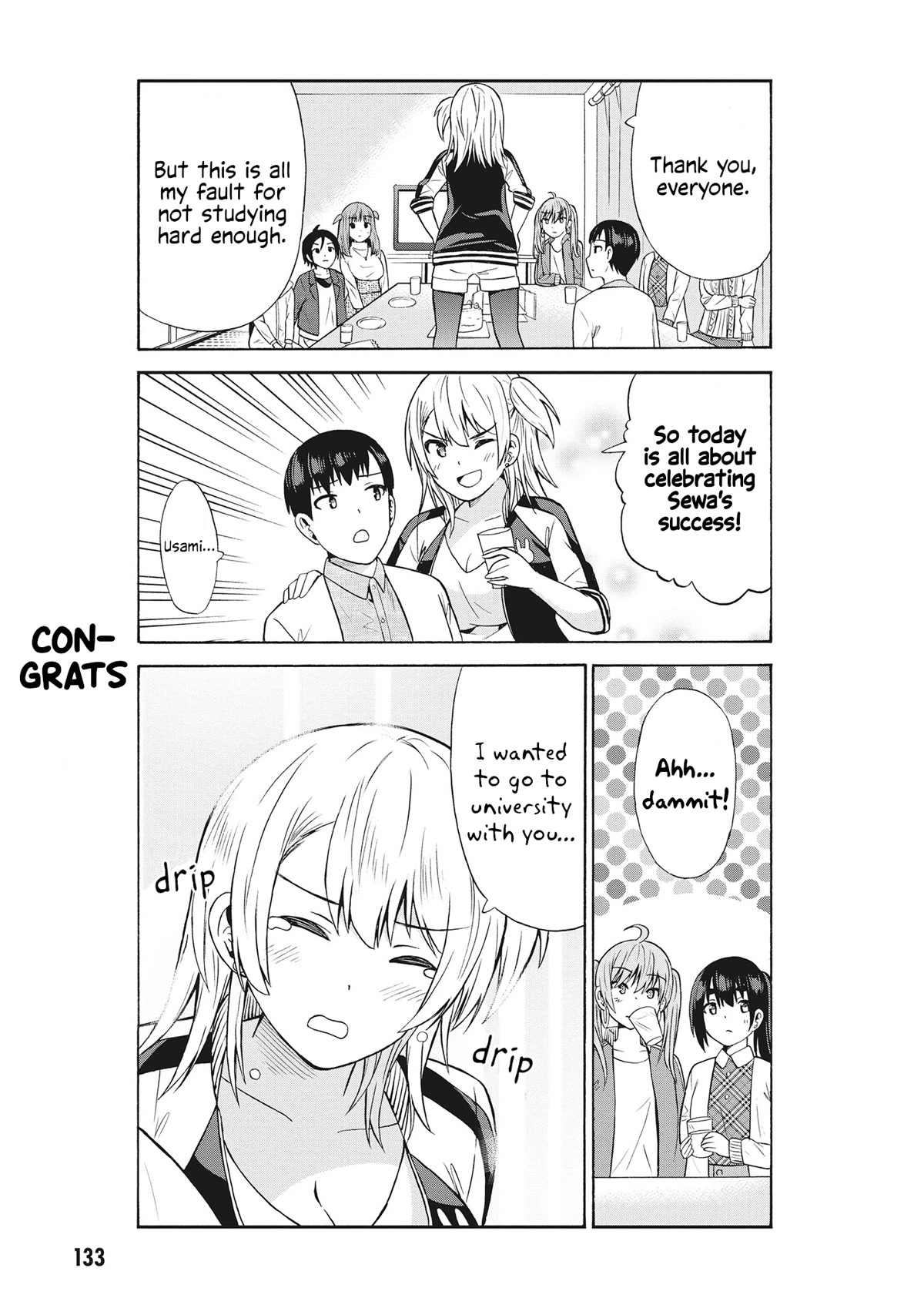 Usami-san Ha Kamawaretai! Chapter 64 page 7 - Chapter 64: It's finally time for the exam results!