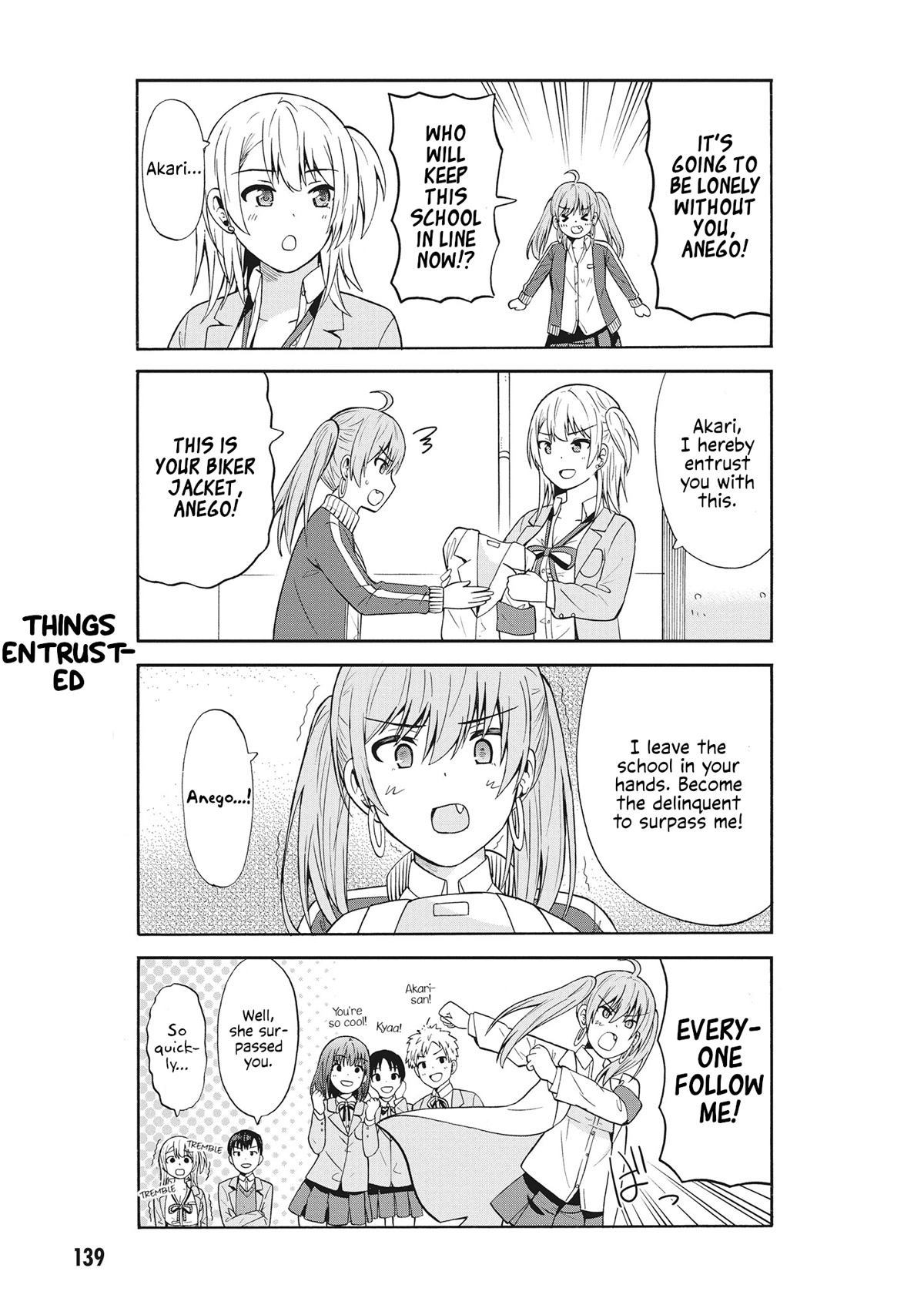 Usami-san Ha Kamawaretai! Chapter 65 page 5 - Chapter 65: I want you to take care of me during the graduation ceremony, too! [END]