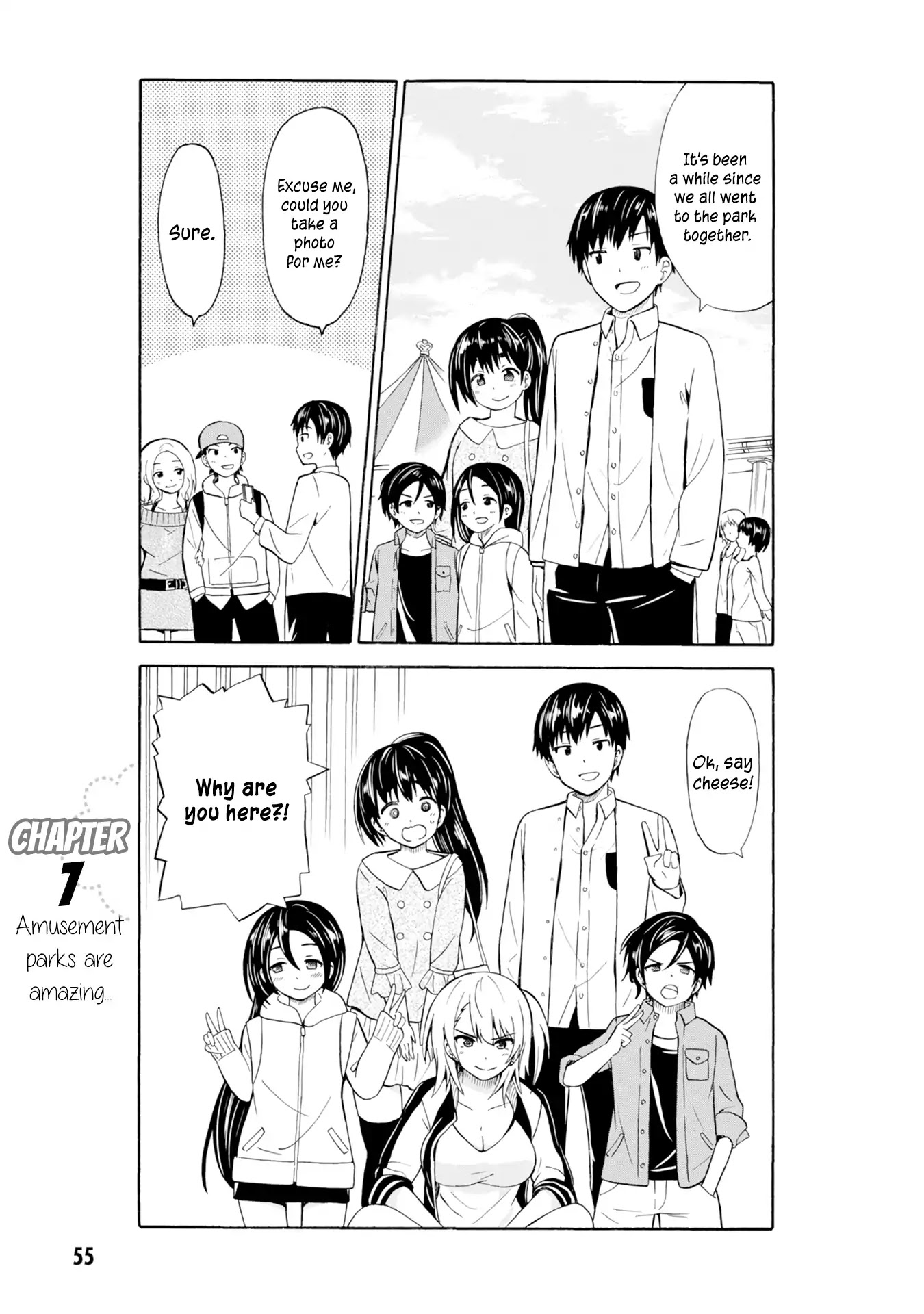 Usami-san Ha Kamawaretai! Chapter 7 page 2 - Chapter 7: Amusement parks are amazing...