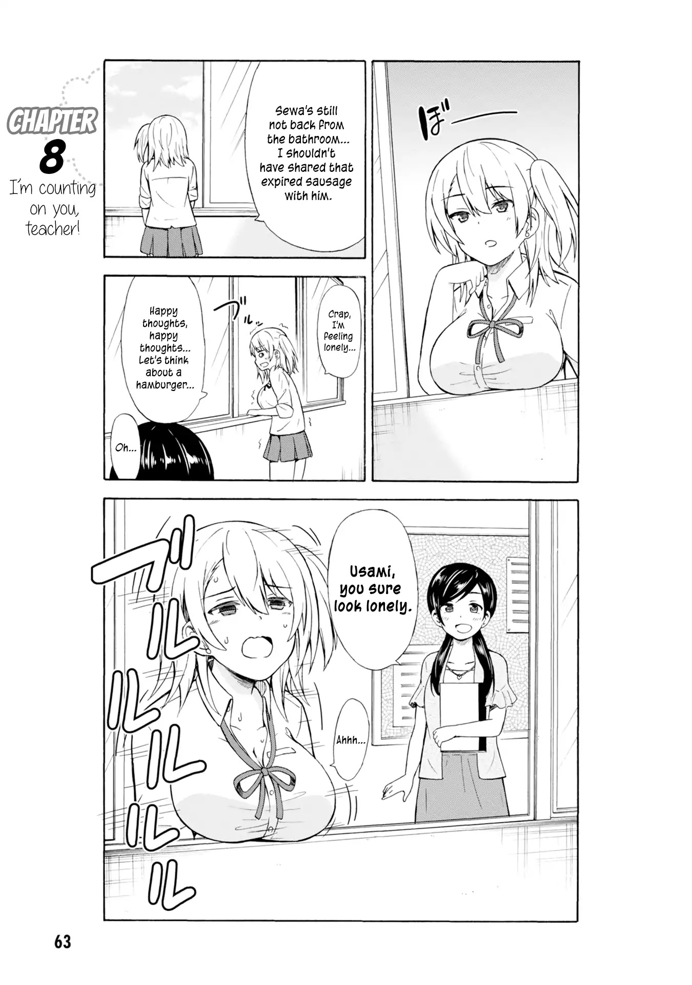 Usami-san Ha Kamawaretai! Chapter 8 page 1 - Chapter 8: I'm counting on you, teacher!