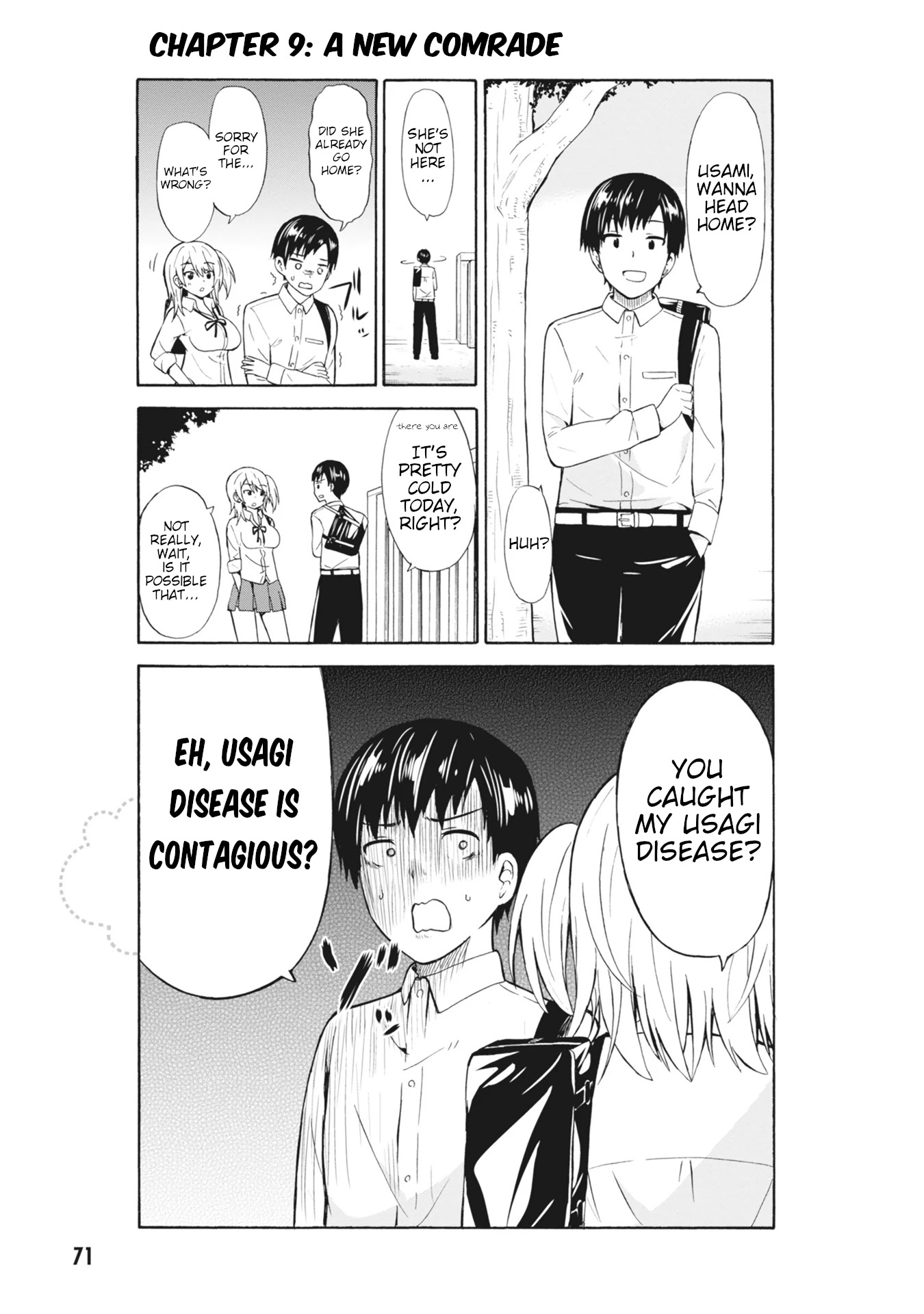 Usami-san Ha Kamawaretai! Chapter 9 page 1 - Chapter 9: A New Comrade
