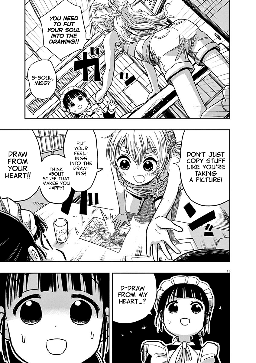 Useless Ponko Chapter 19 page 13 - Chapter 19: Drawing Ponko