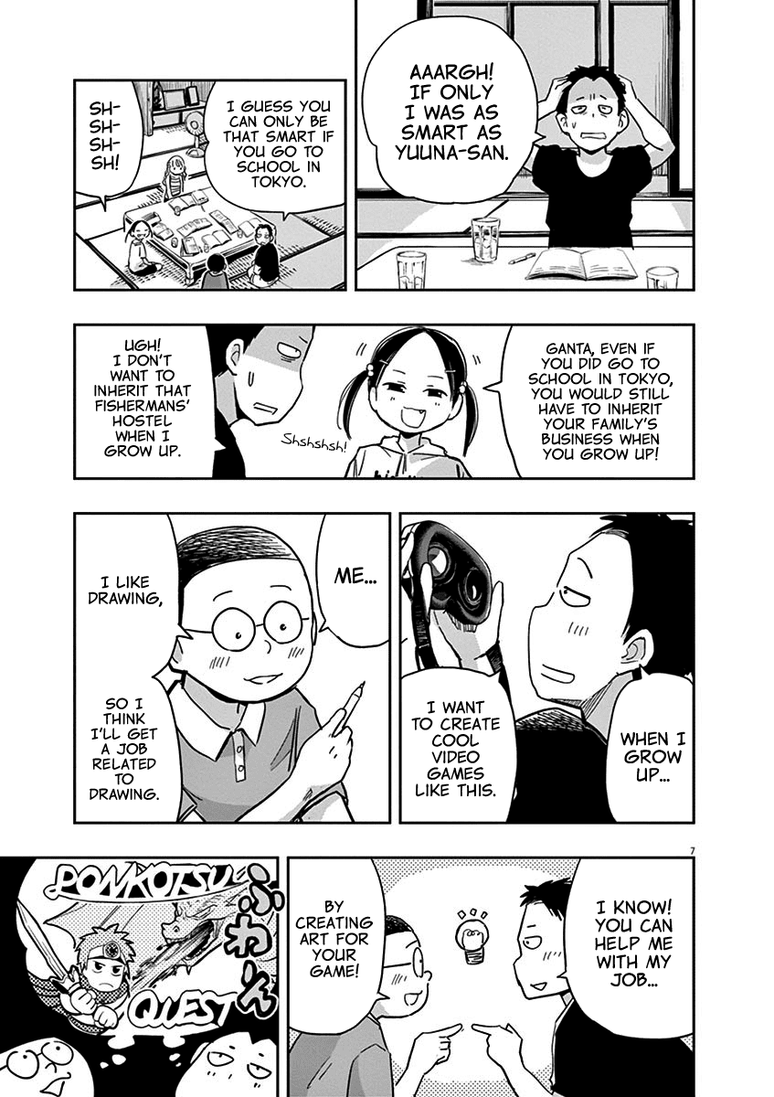 Useless Ponko Chapter 19 page 7 - Chapter 19: Drawing Ponko