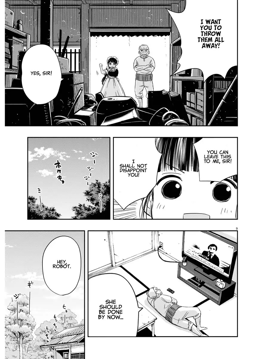 Useless Ponko Chapter 2 page 9 - Chapter 2: Cleaning Ponko