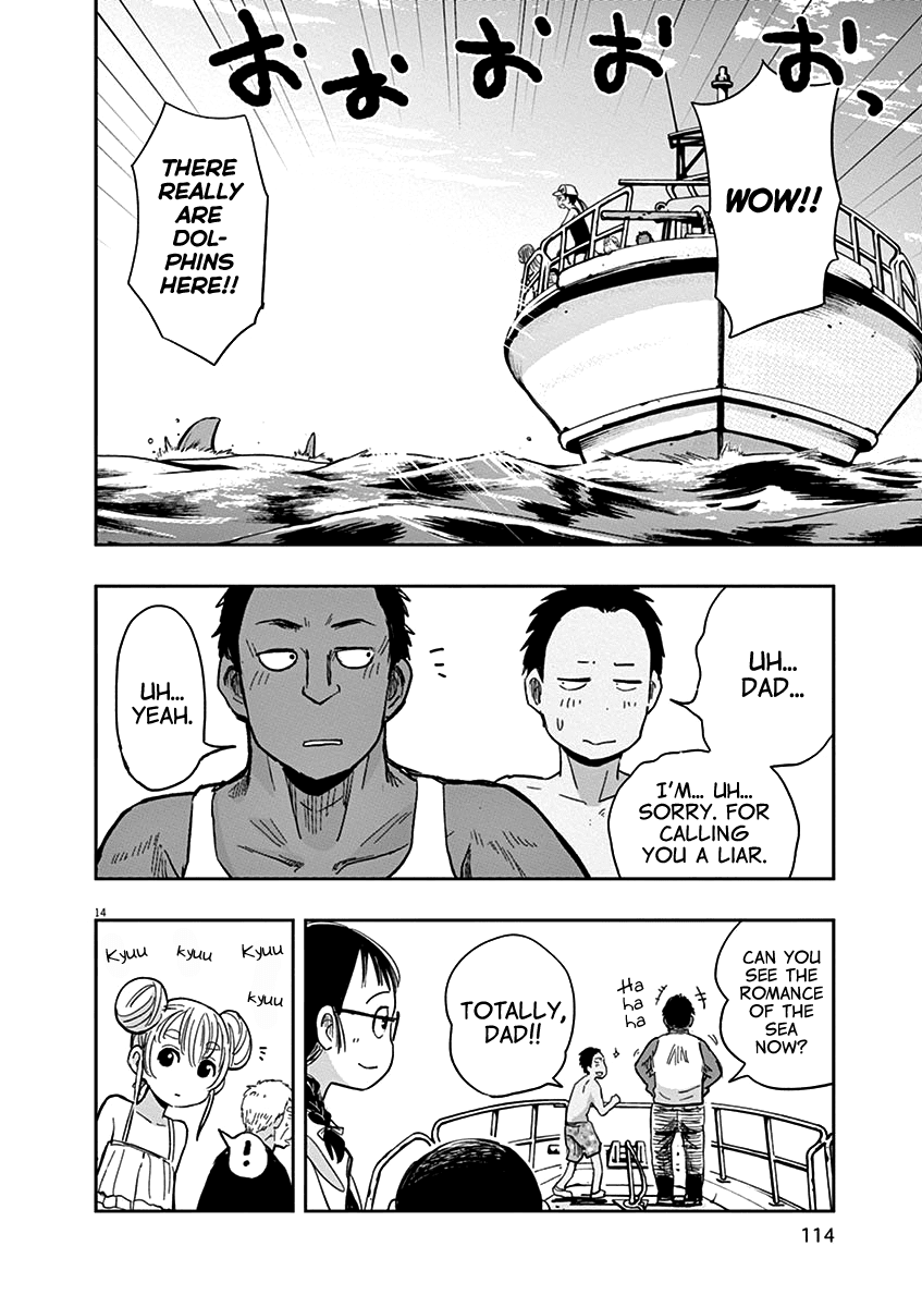 Useless Ponko Chapter 21 page 14 - Chapter 21: Ponko and the Sea
