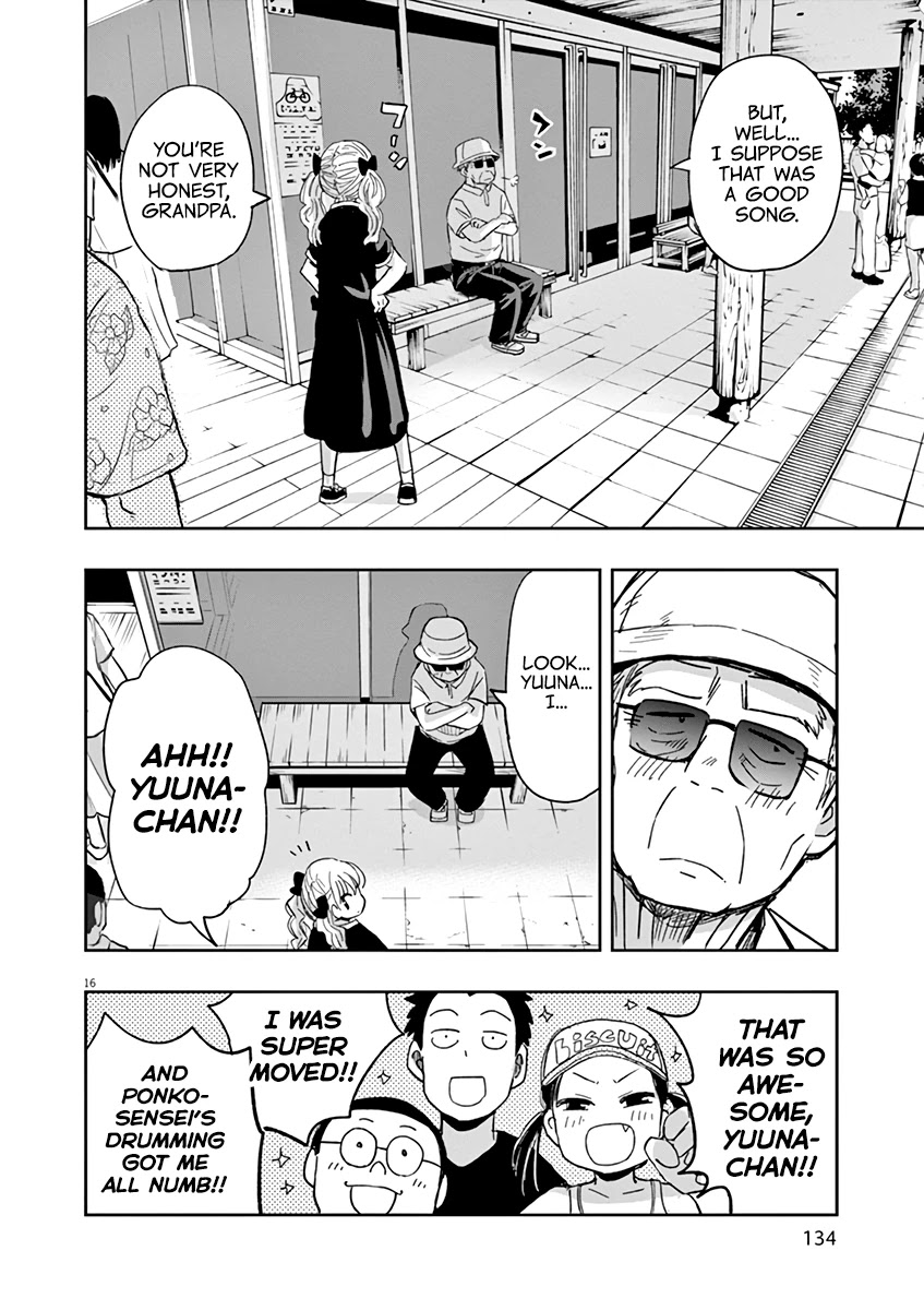 Useless Ponko Chapter 30 page 16 - Chapter 30: Ponko Playing Live